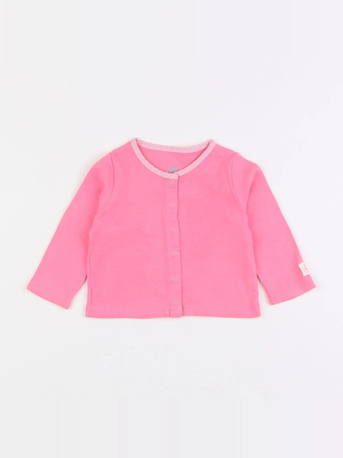 Petit Bateau - tee-shirt rose - 6 mois