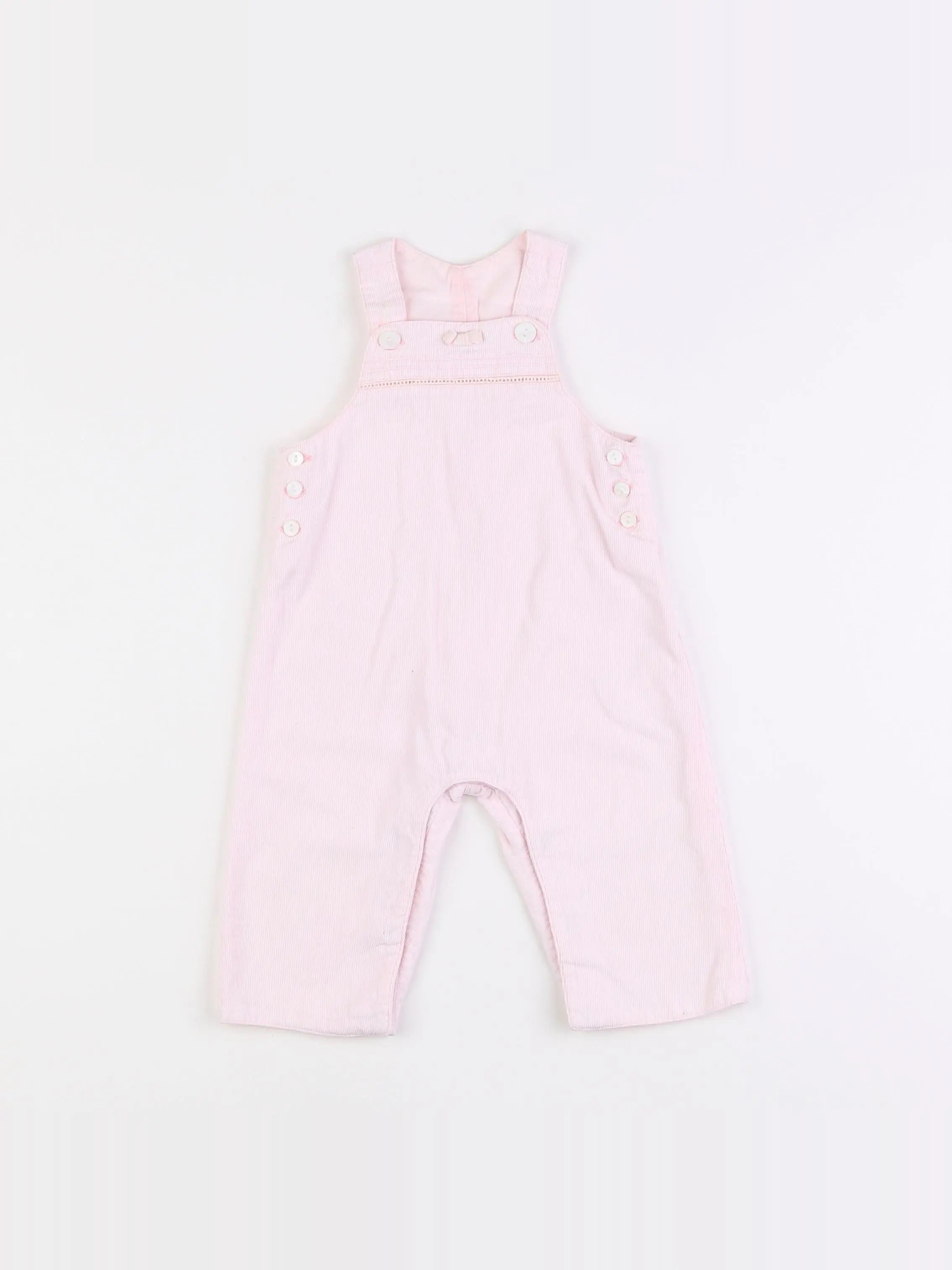 Natalys - salopette rose - 6 mois