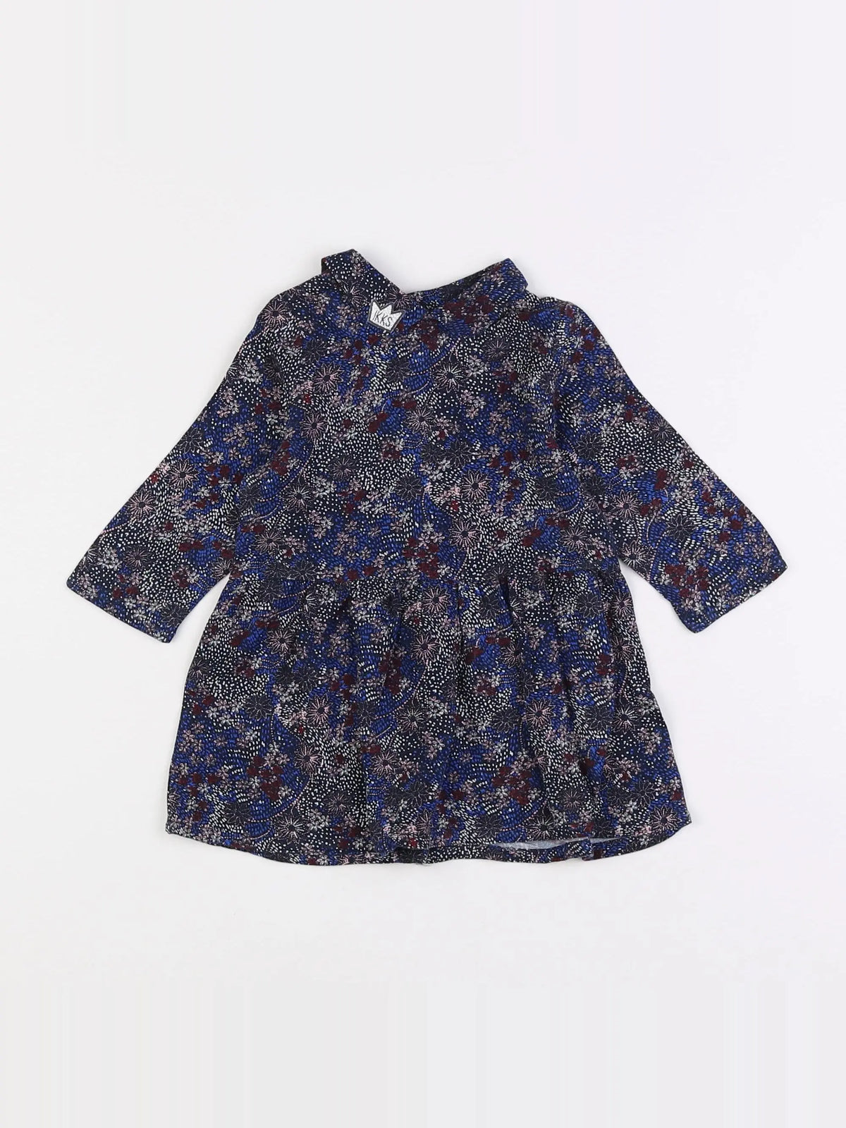 IKKS - robe bleu - 6 mois