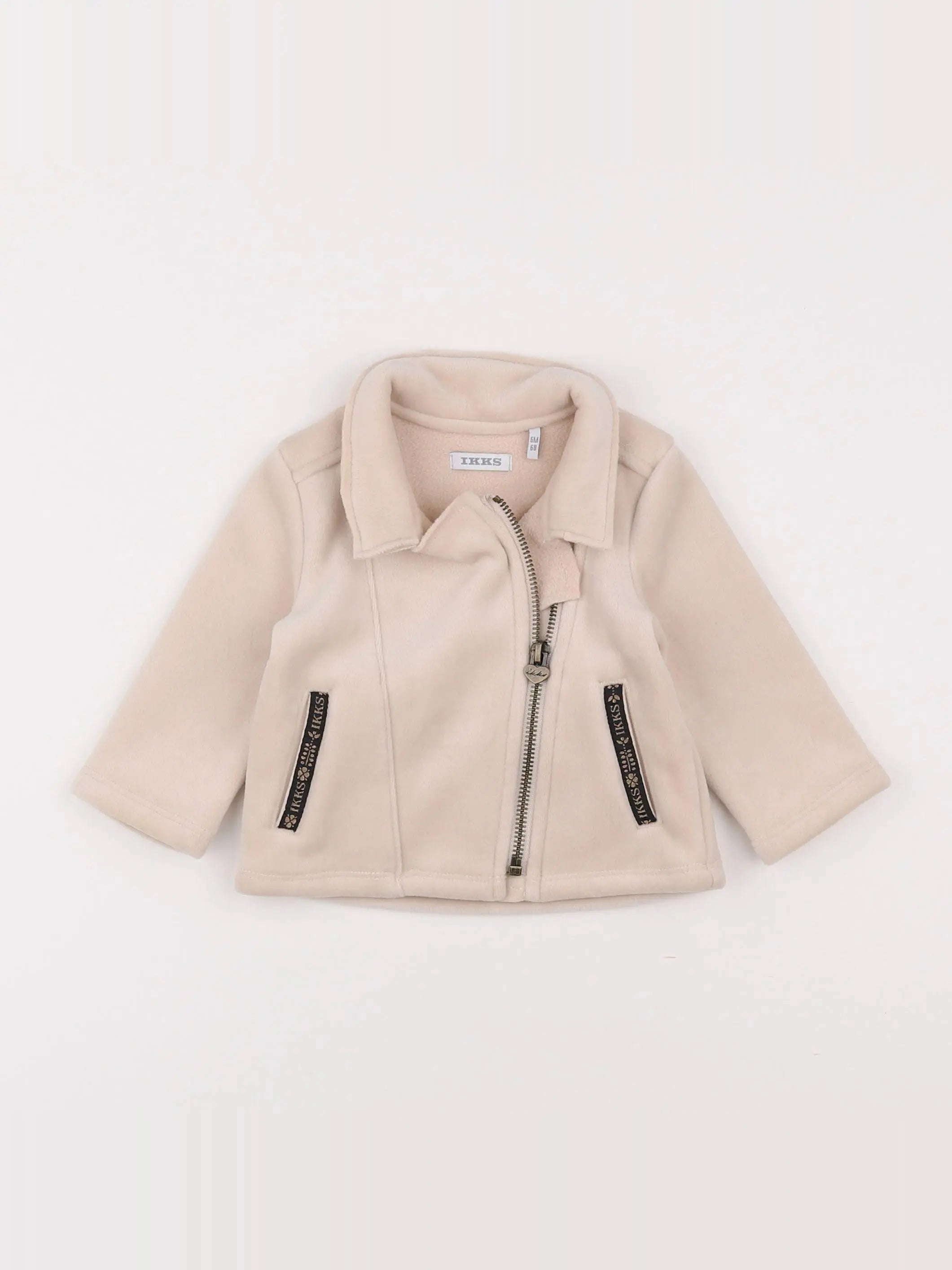 IKKS - veste beige - 6 mois