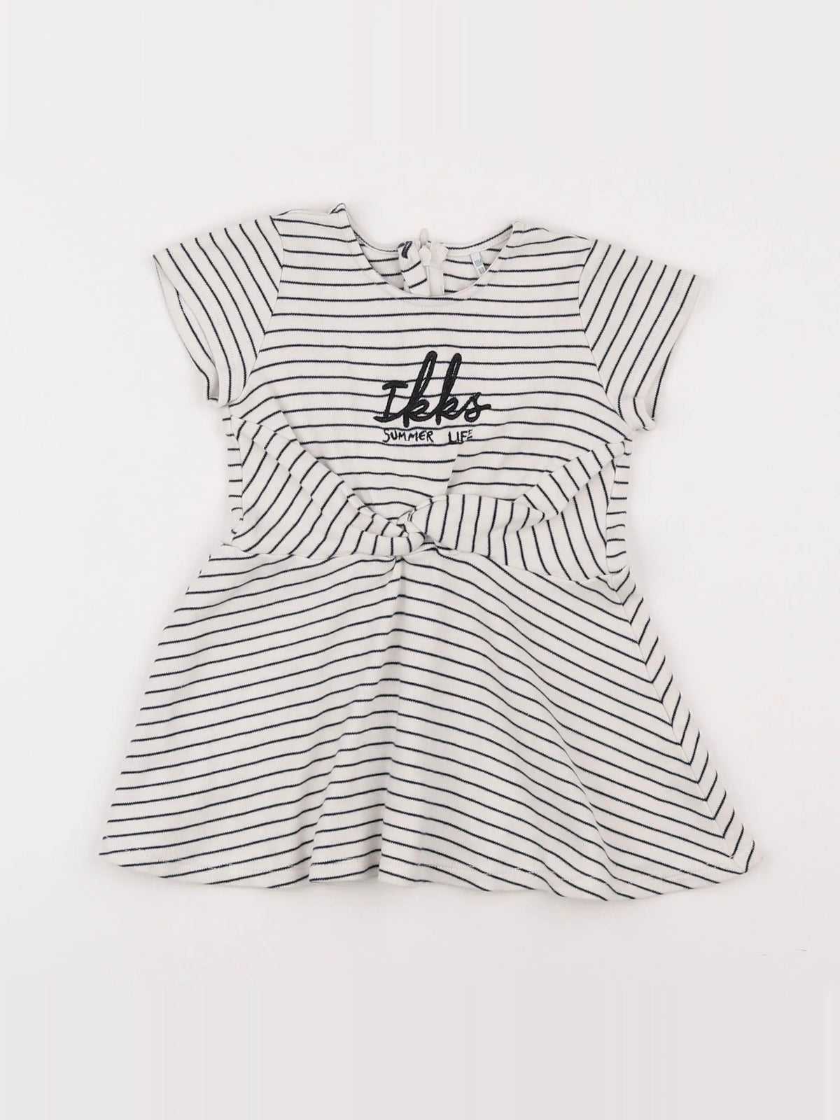 IKKS - robe blanc, bleu - 18 mois