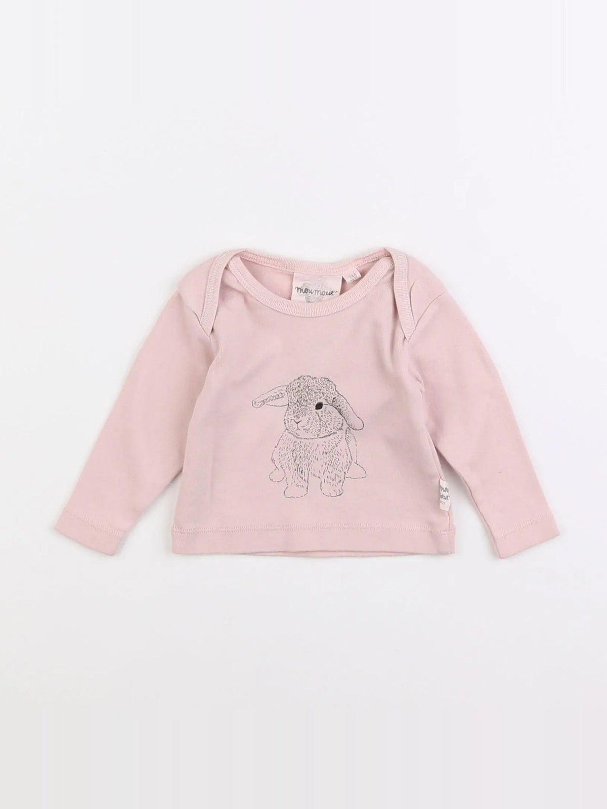 Moumout' - tee-shirt rose - 3 mois