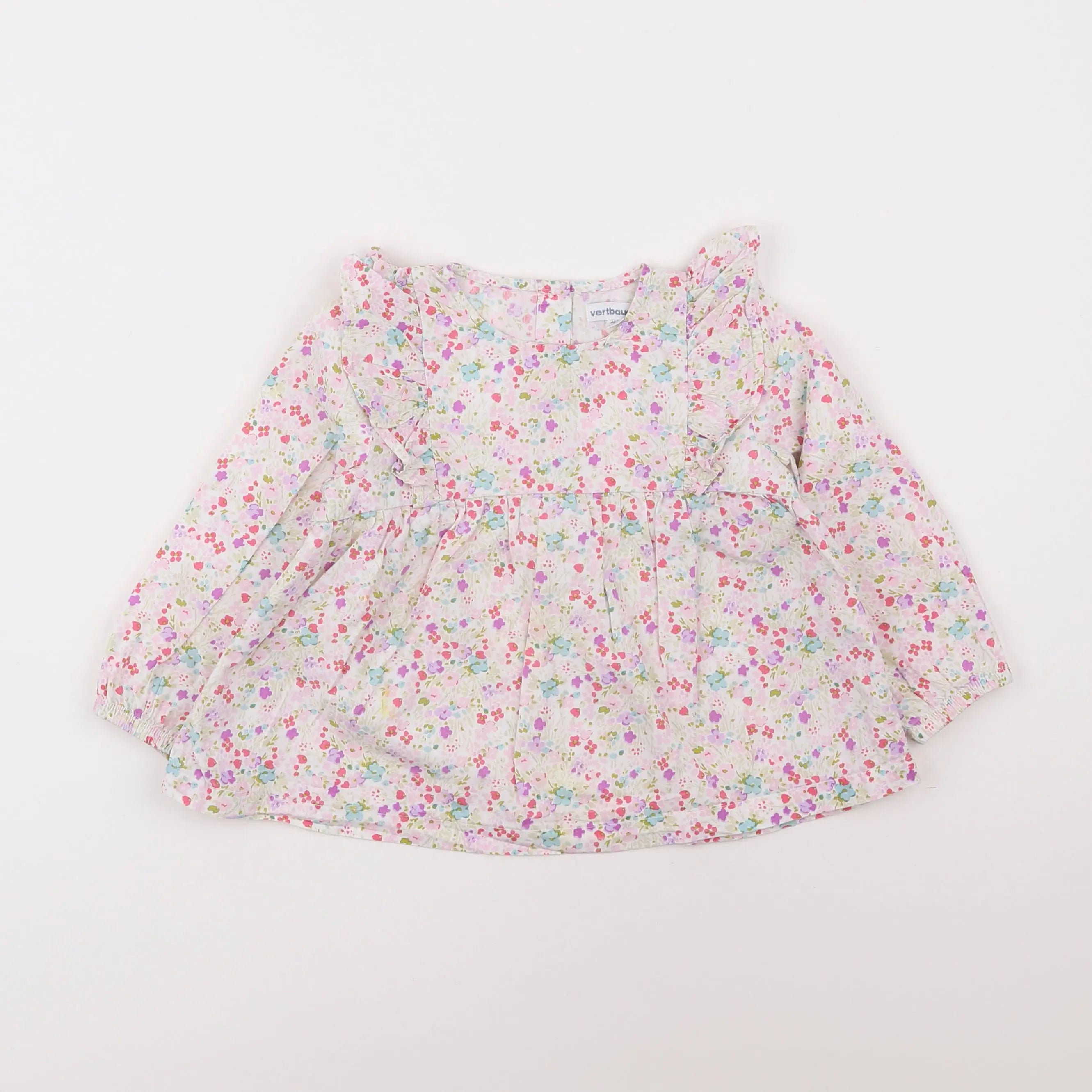 Vertbaudet - blouse multicolore - 2 ans