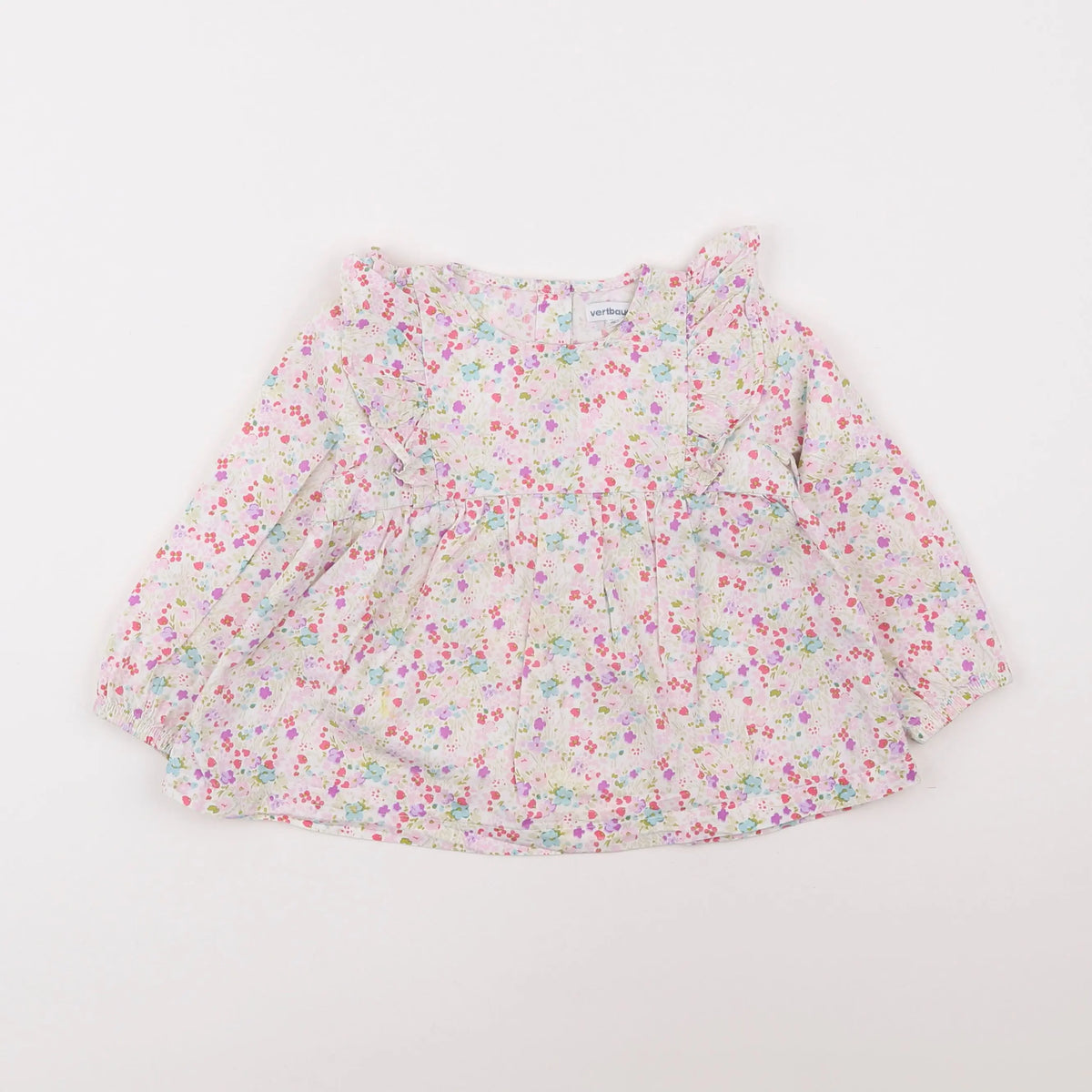 Vertbaudet - blouse multicolore - 2 ans