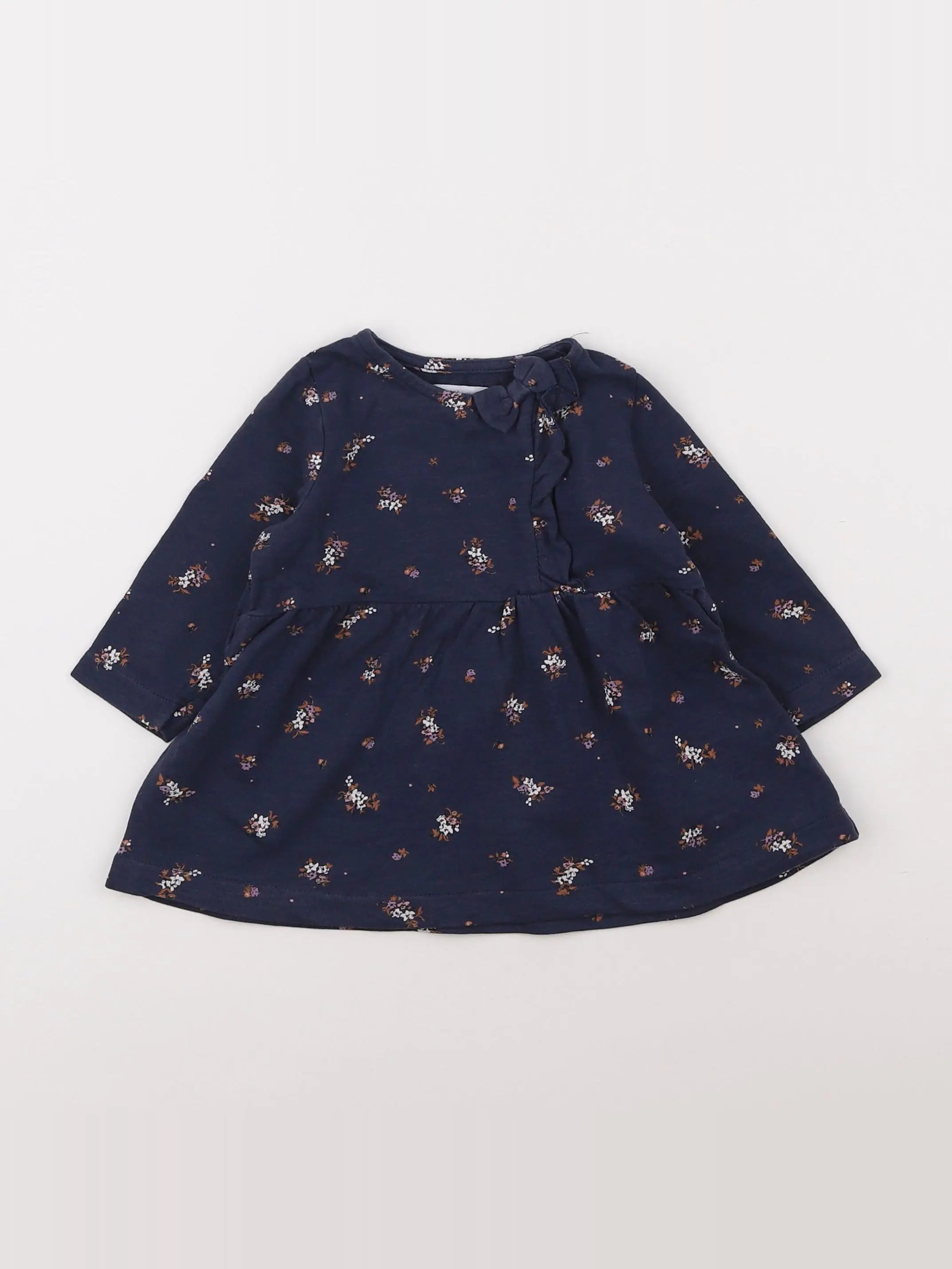 Vertbaudet - robe bleu - 6 mois