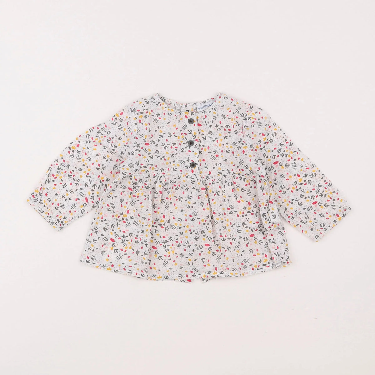 Vertbaudet - blouse multicolore - 12 mois