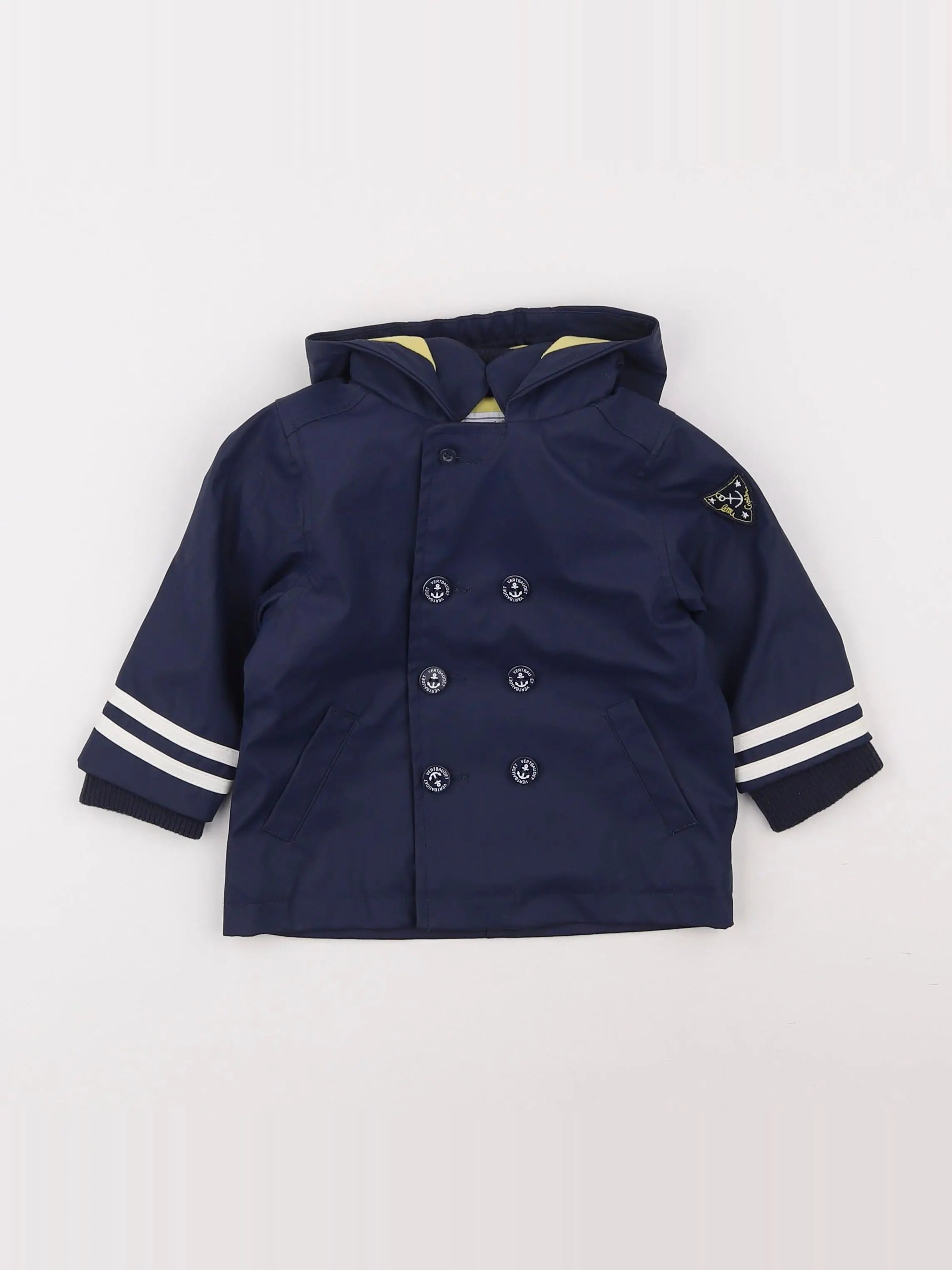 Vertbaudet - imperméable bleu - 12 mois