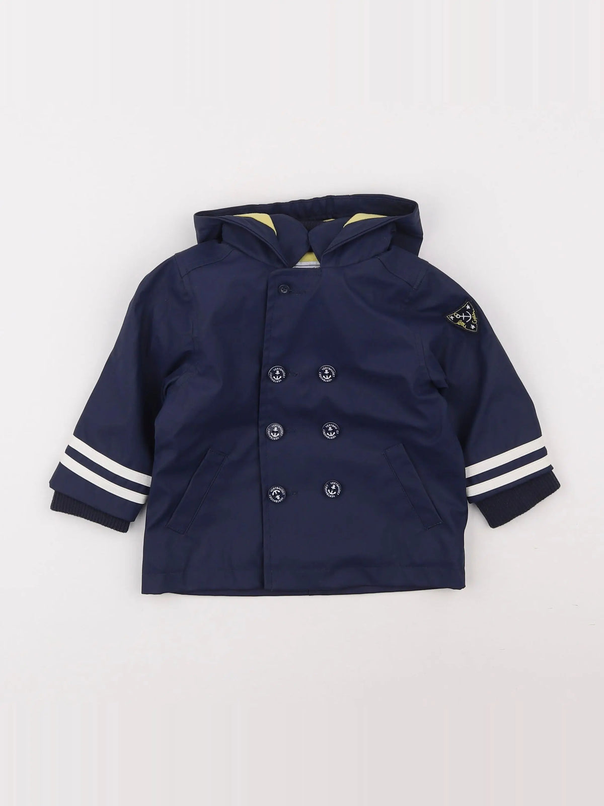 Vertbaudet - imperméable bleu - 12 mois