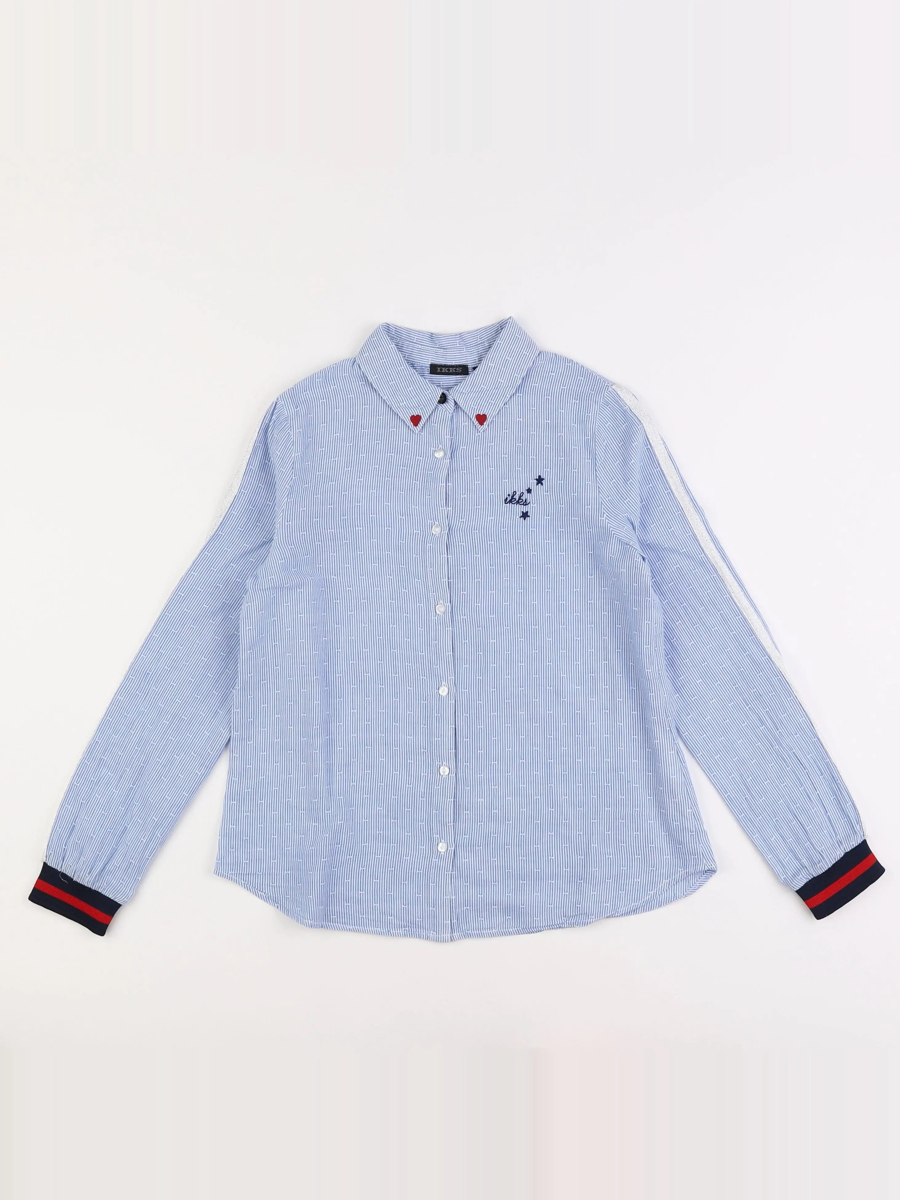IKKS - chemise bleu - 10 ans