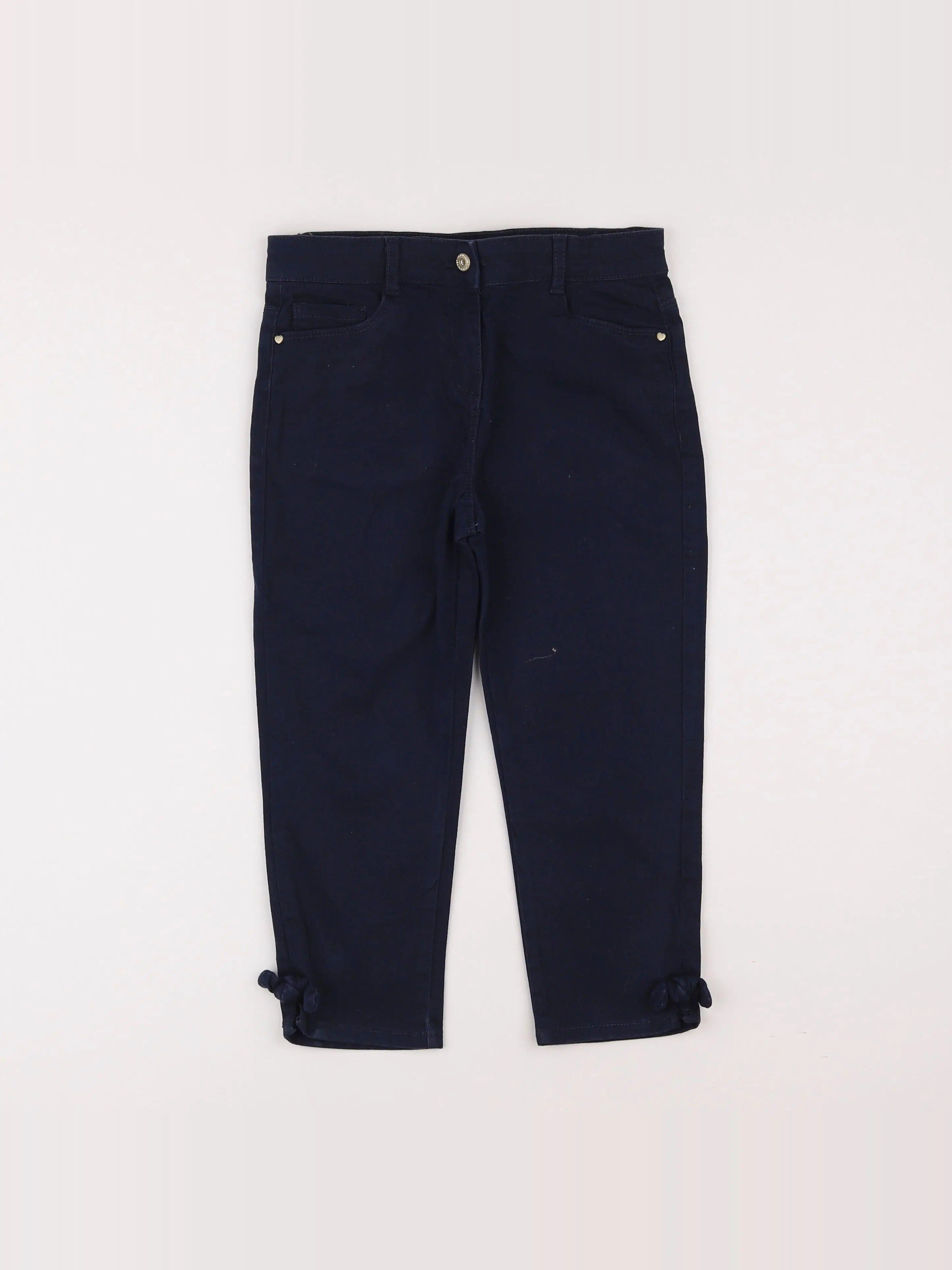 Vertbaudet - pantacourt bleu - 9 ans