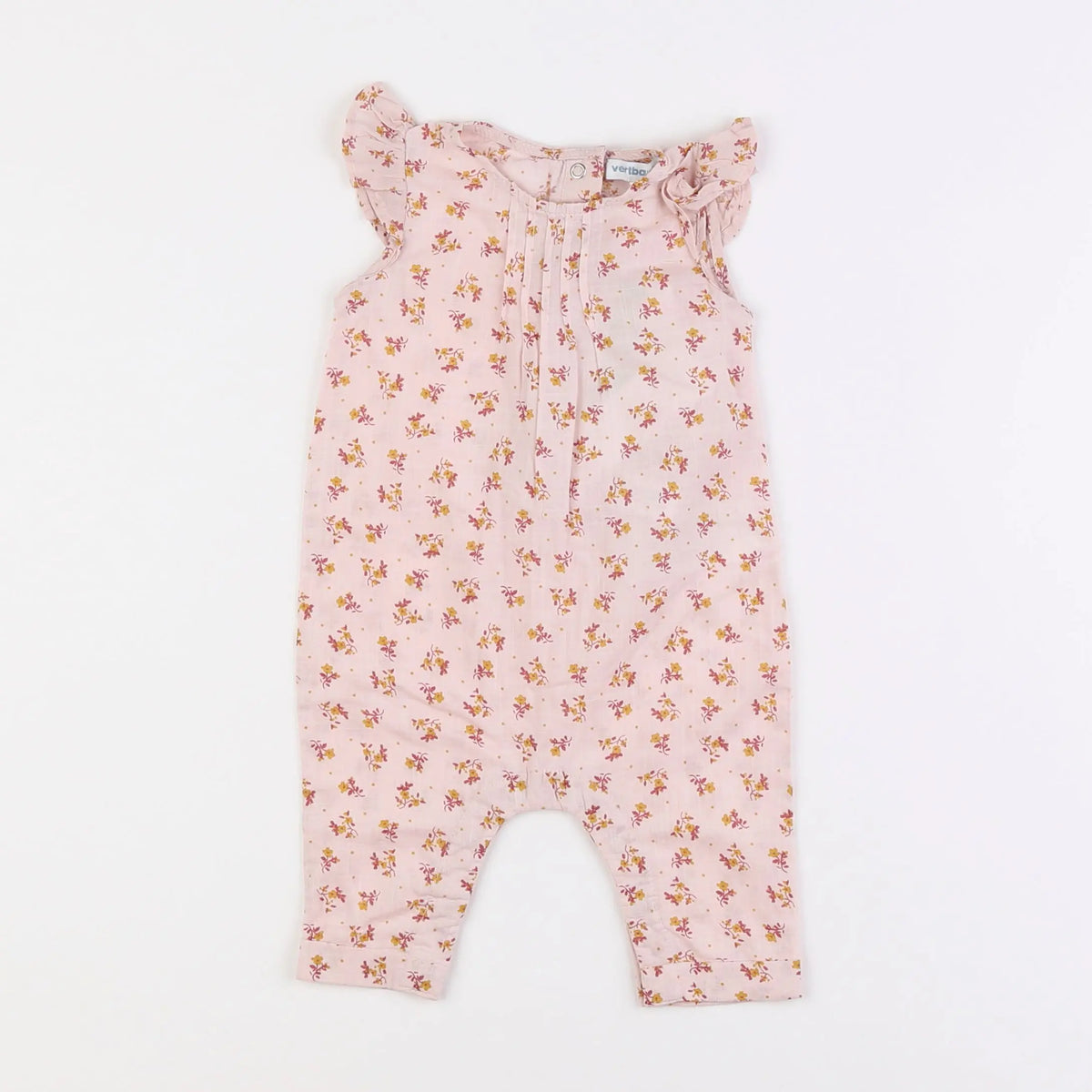 Vertbaudet - combinaison rose - 3 mois