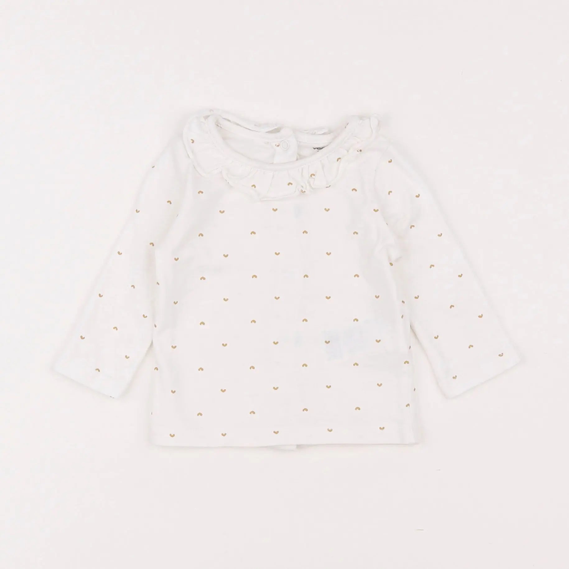 Vertbaudet - tee-shirt blanc - 3 mois