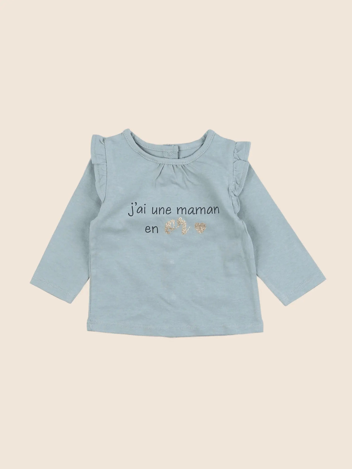 Vertbaudet - tee-shirt vert - 3 mois