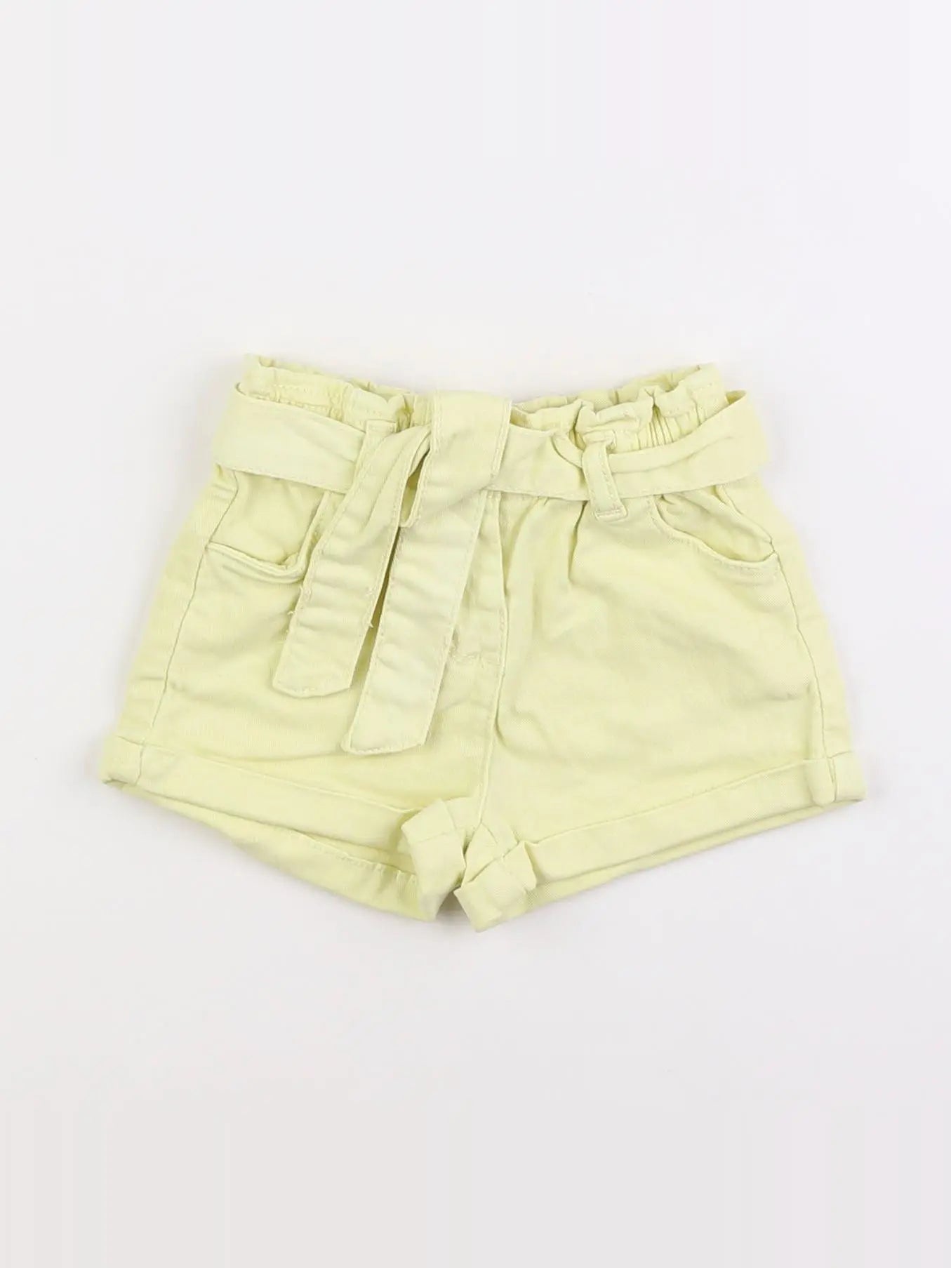Tape à l'oeil - short jaune - 6 mois