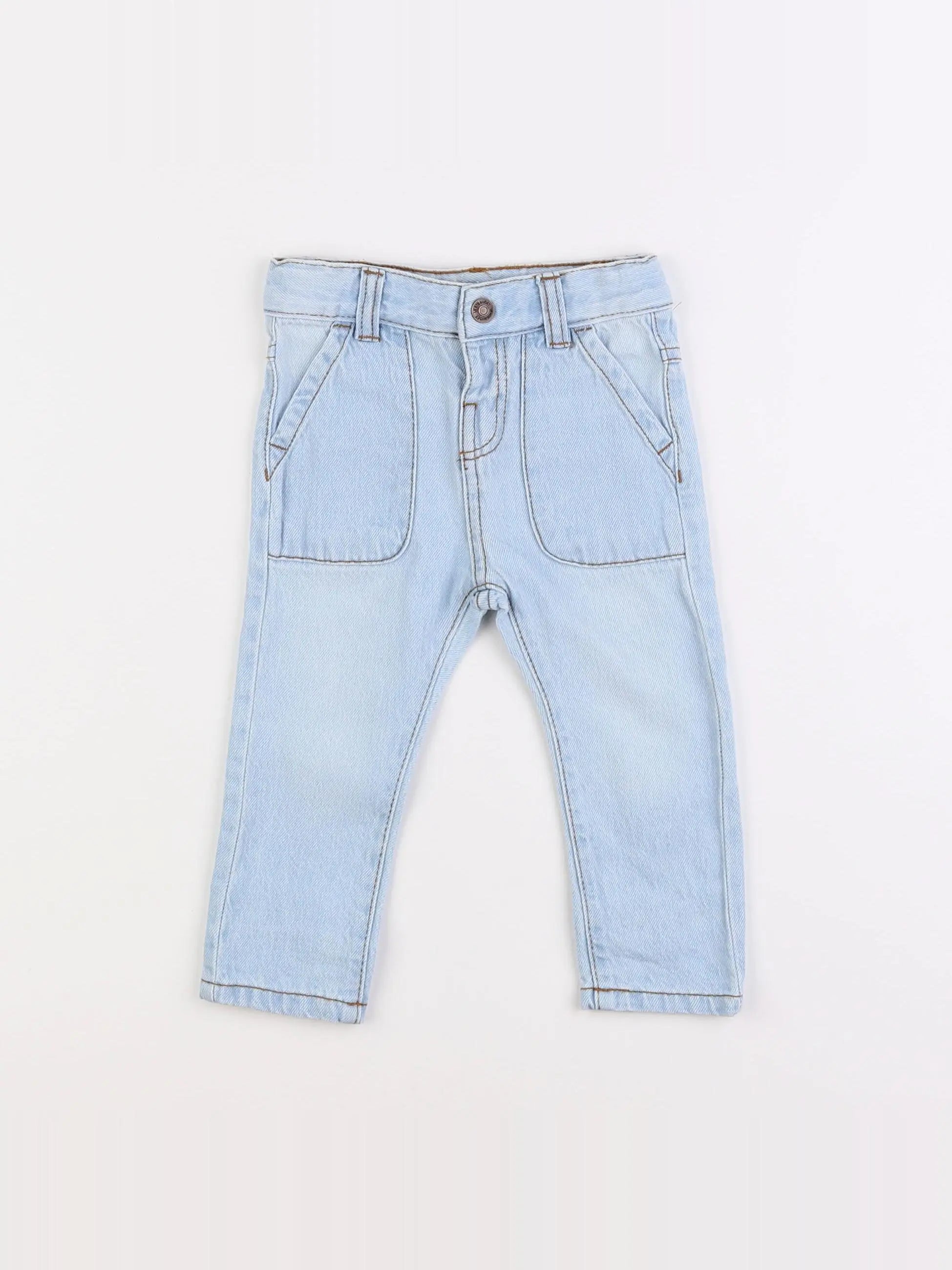 Vertbaudet - jean bleu - 6 mois
