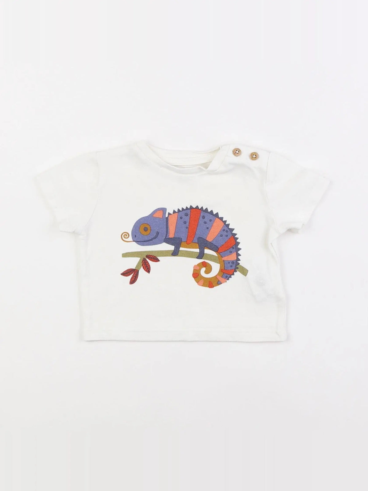 Boutchou - tee-shirt blanc - 6 mois