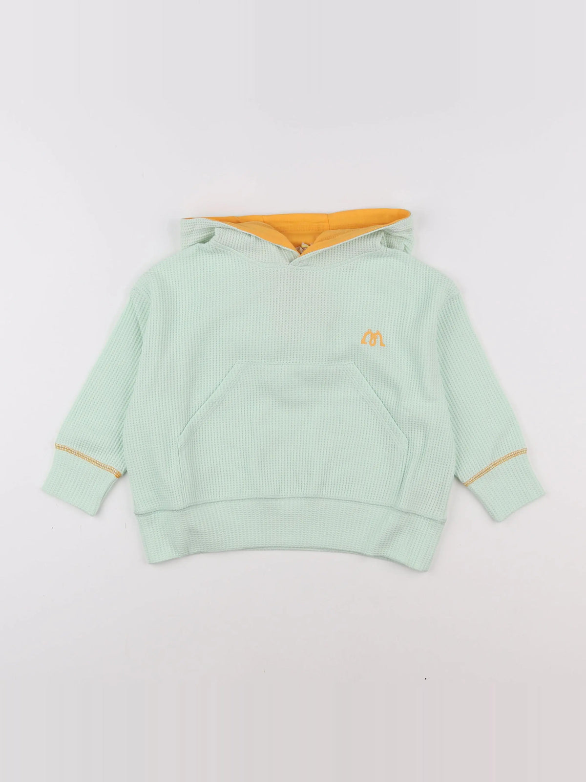 Sweat capuche Neptune vert