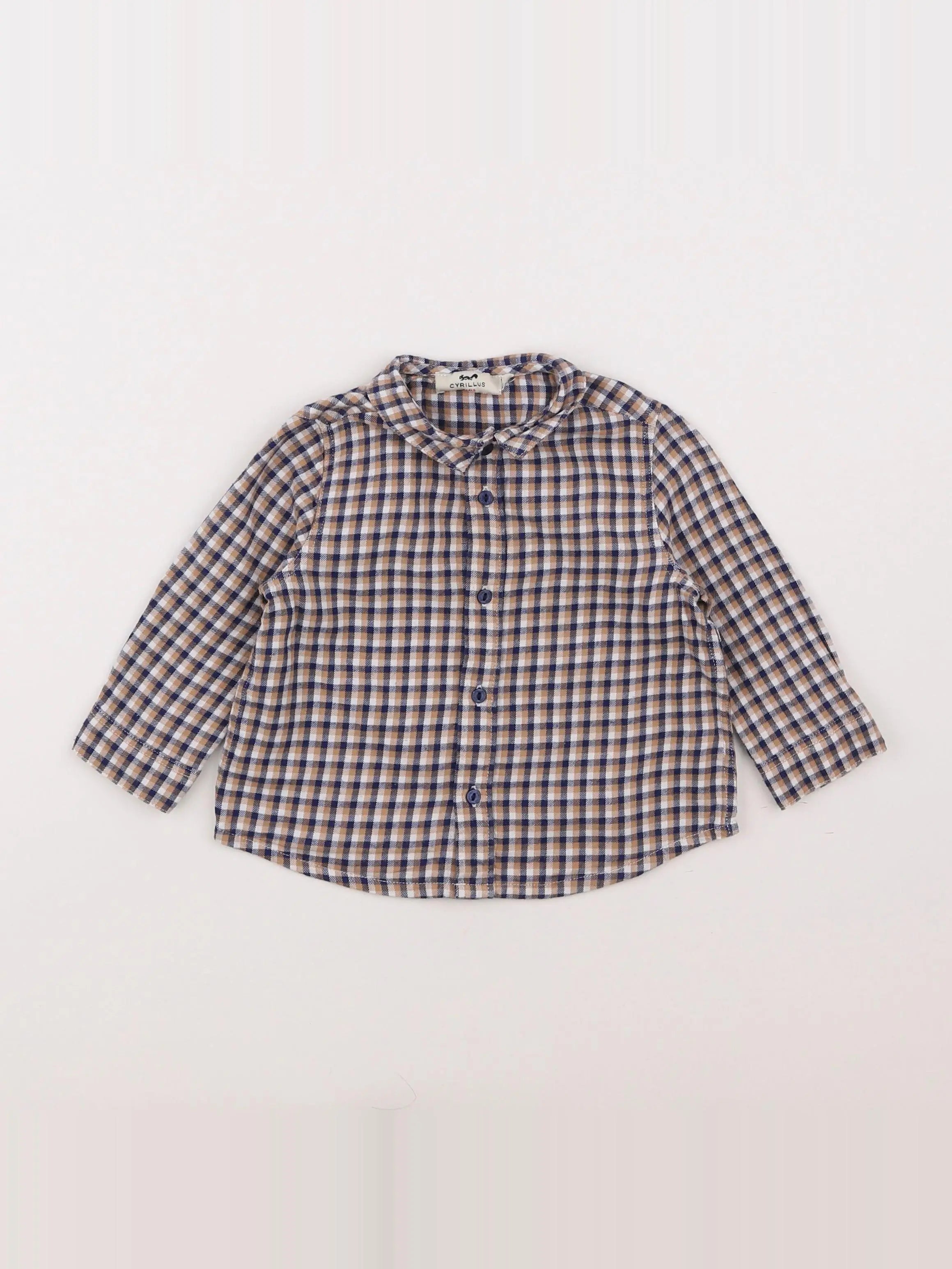 Cyrillus - chemise marron - 18 mois