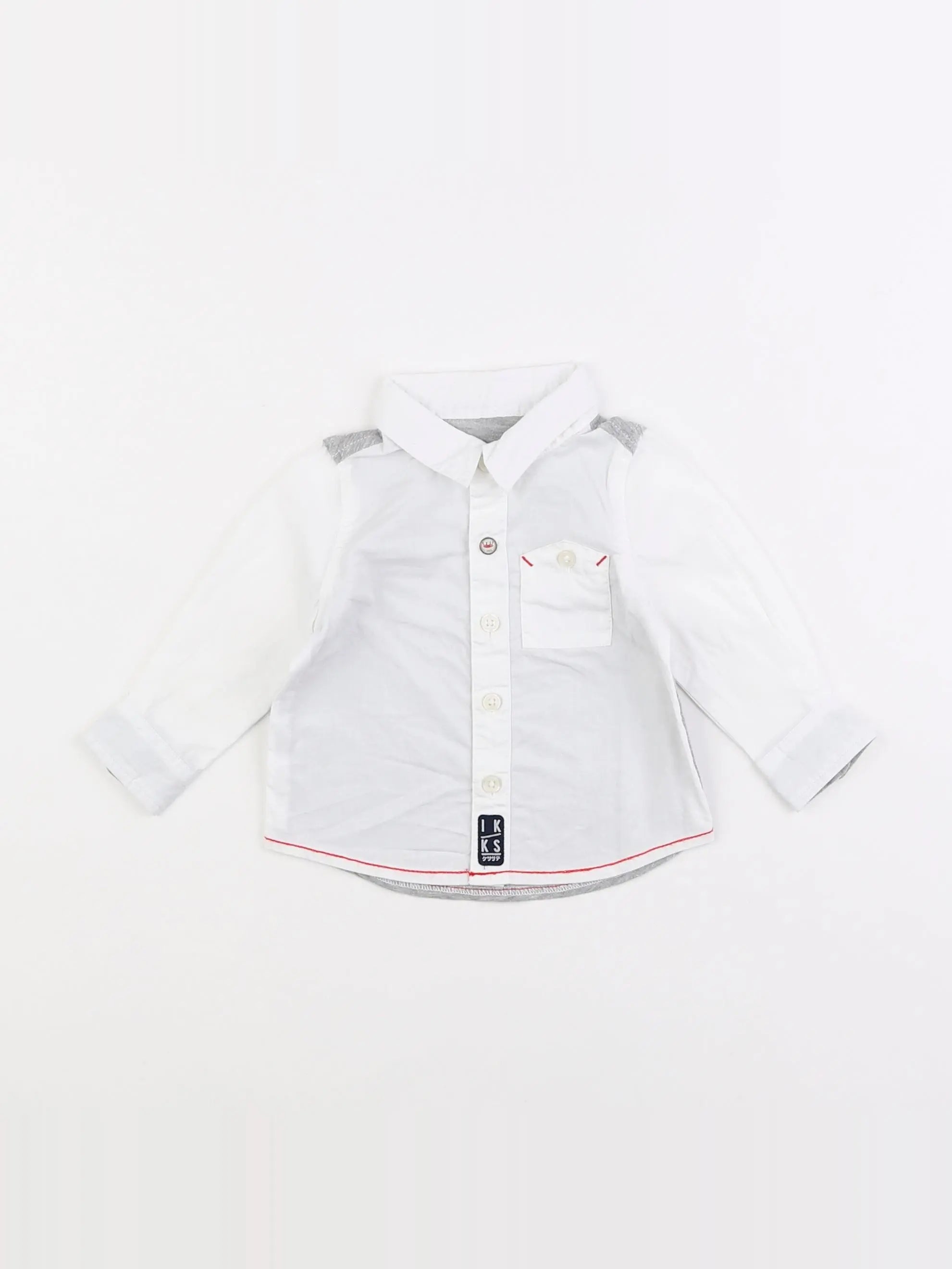 IKKS - chemise blanc - 3 mois