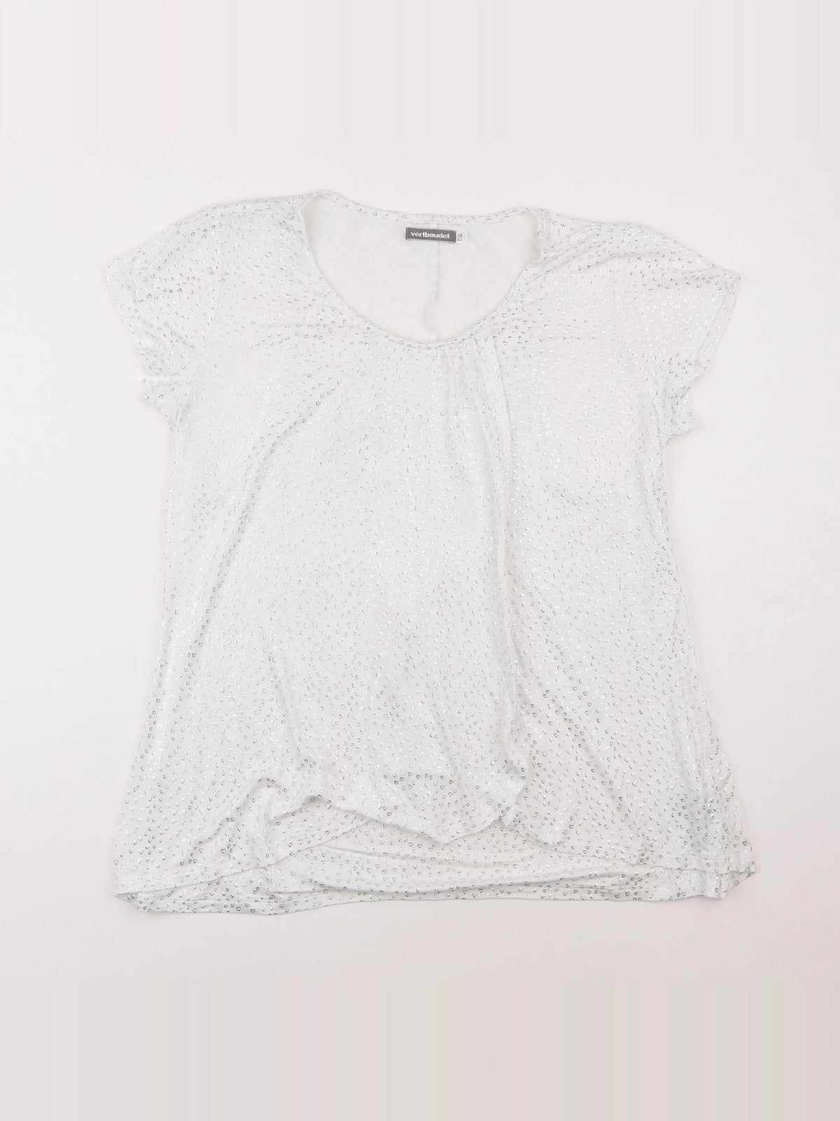 Vertbaudet - tee-shirt grossesse blanc - 38 à 40