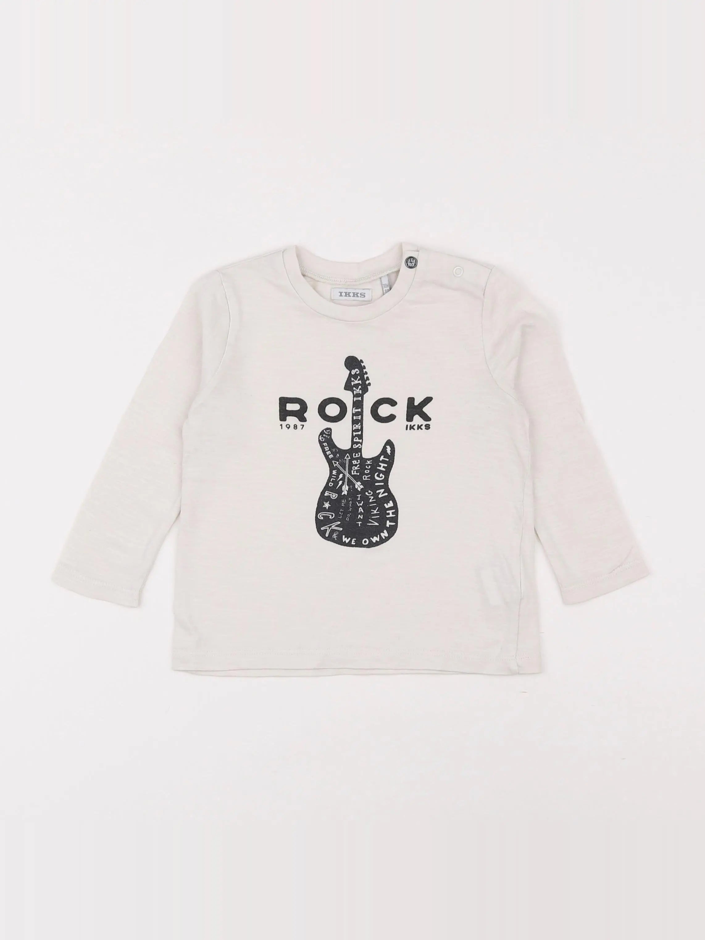 IKKS - tee-shirt blanc - 18 mois