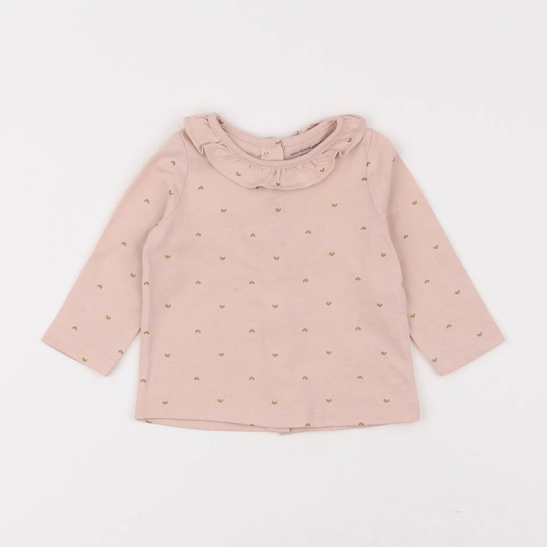 Vertbaudet - tee-shirt rose - 3 mois