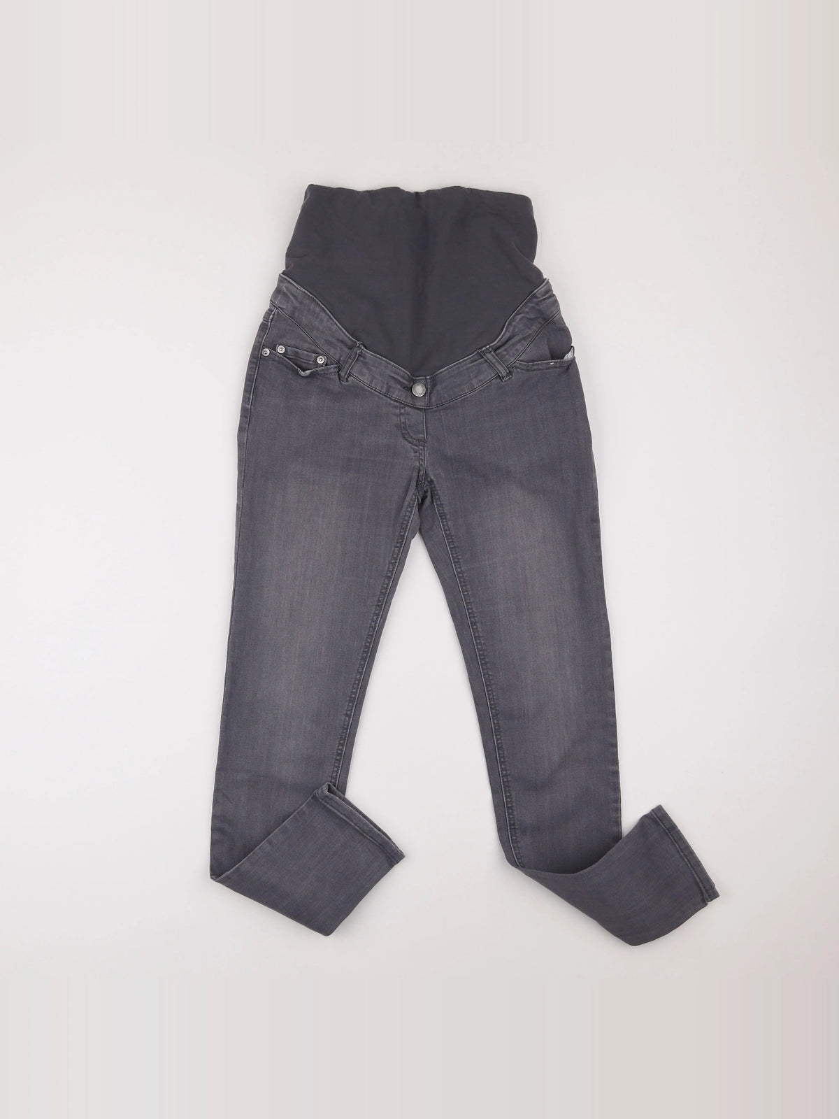 Vertbaudet - jean grossesse gris - 36