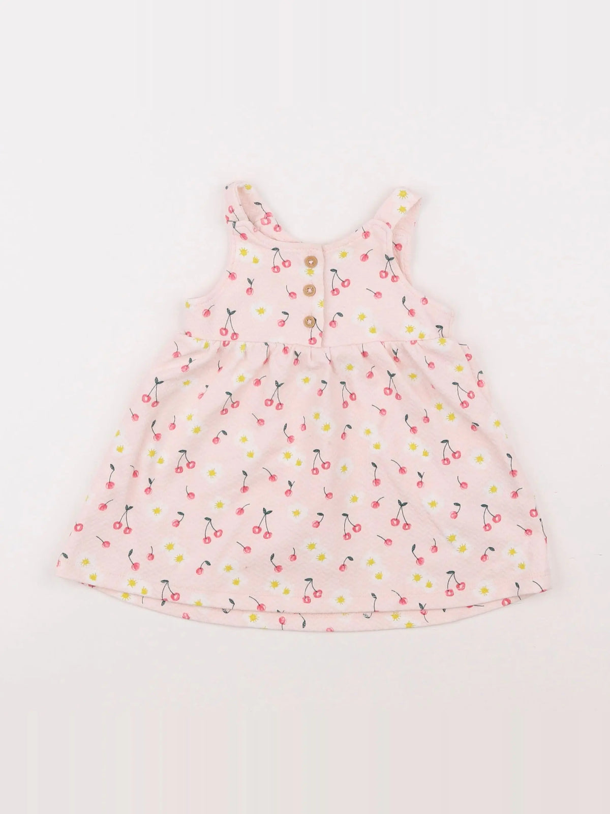 Vertbaudet - robe rose - 9 mois