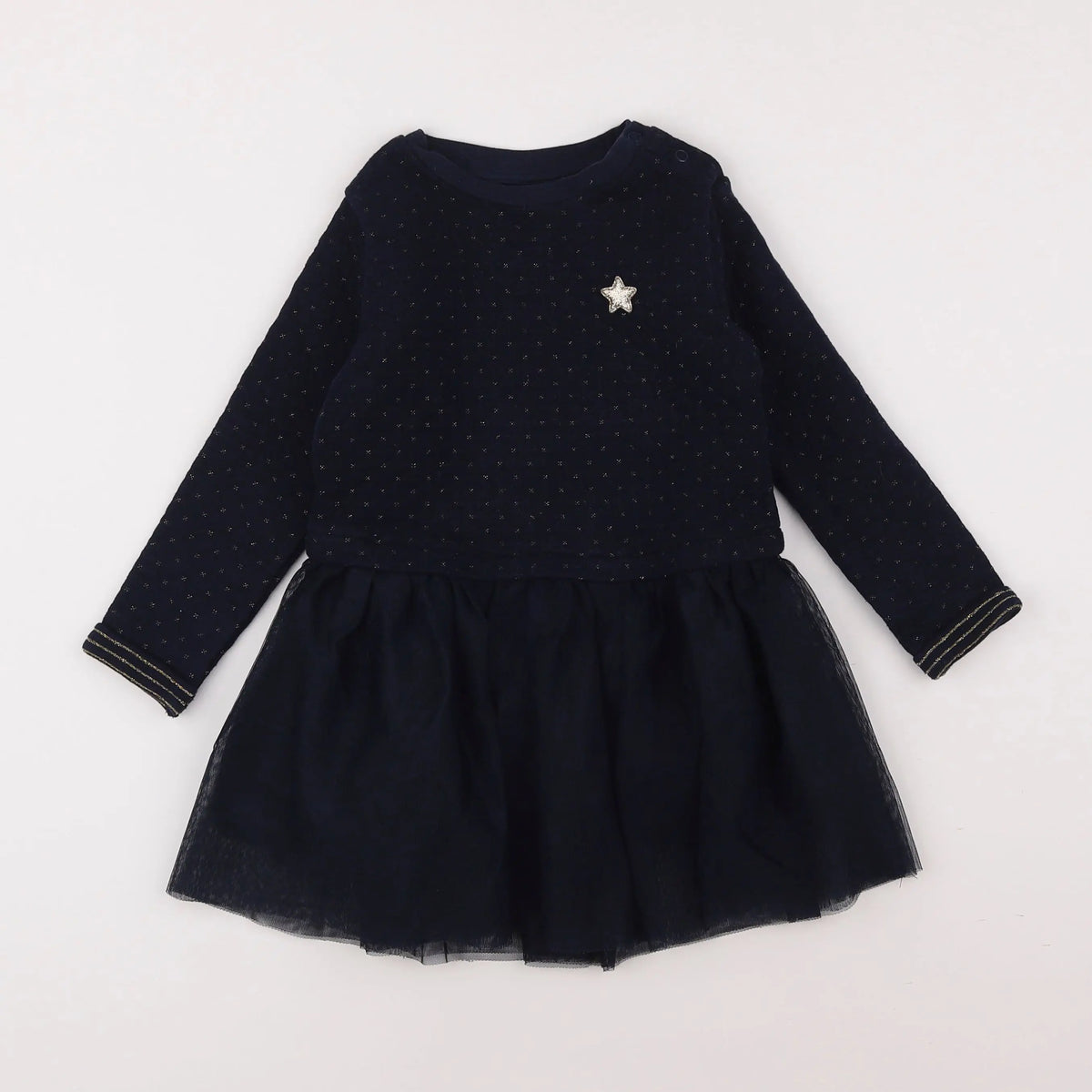Vertbaudet - robe bleu - 3 ans