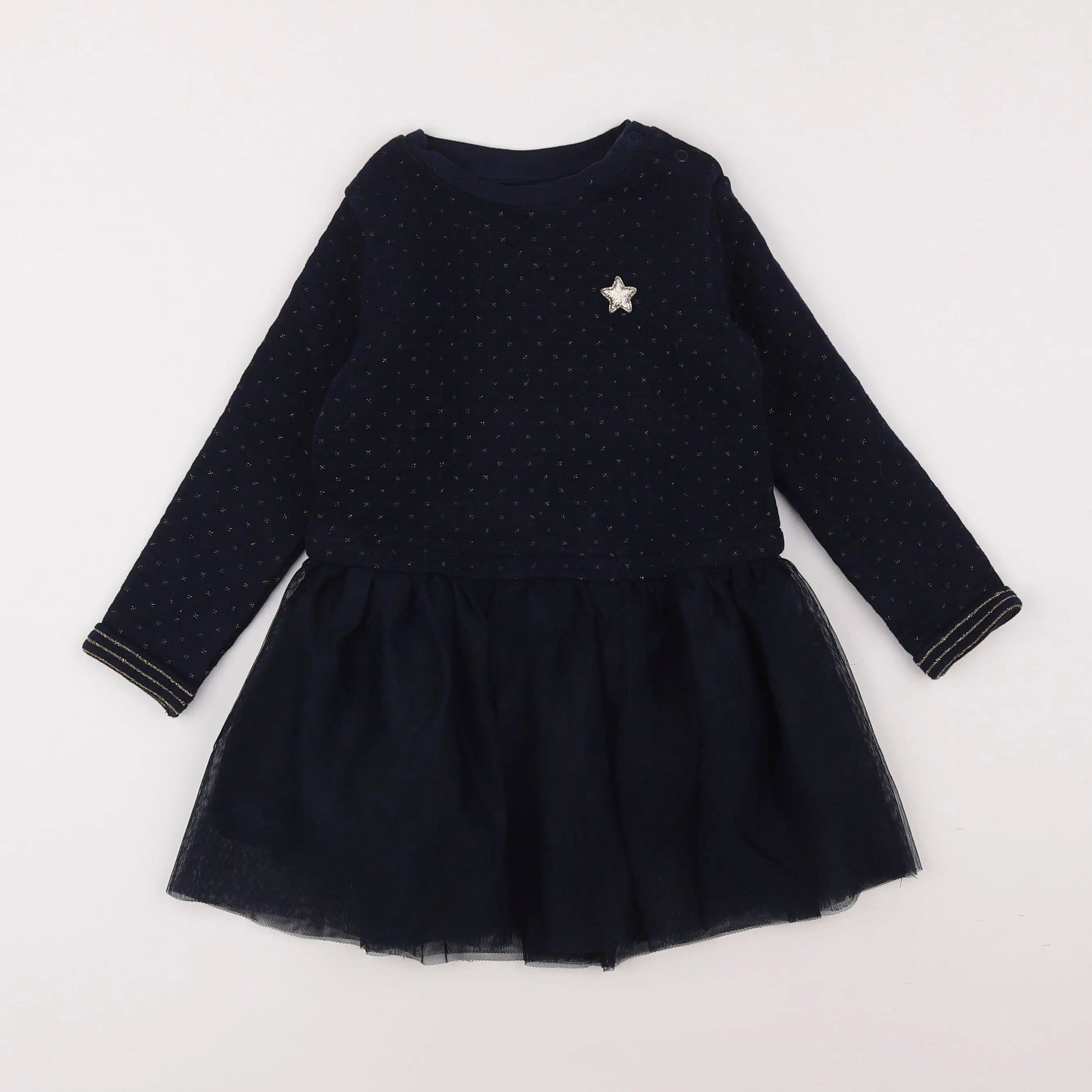 Vertbaudet - robe bleu - 3 ans