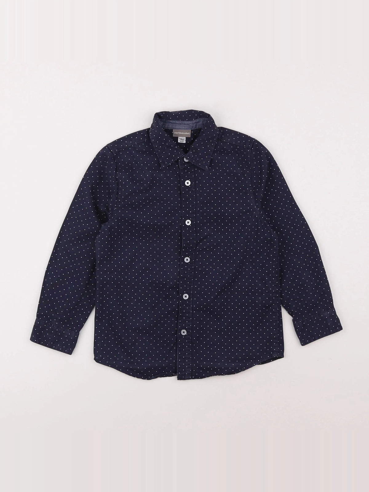 Vertbaudet - chemise bleu - 6 ans