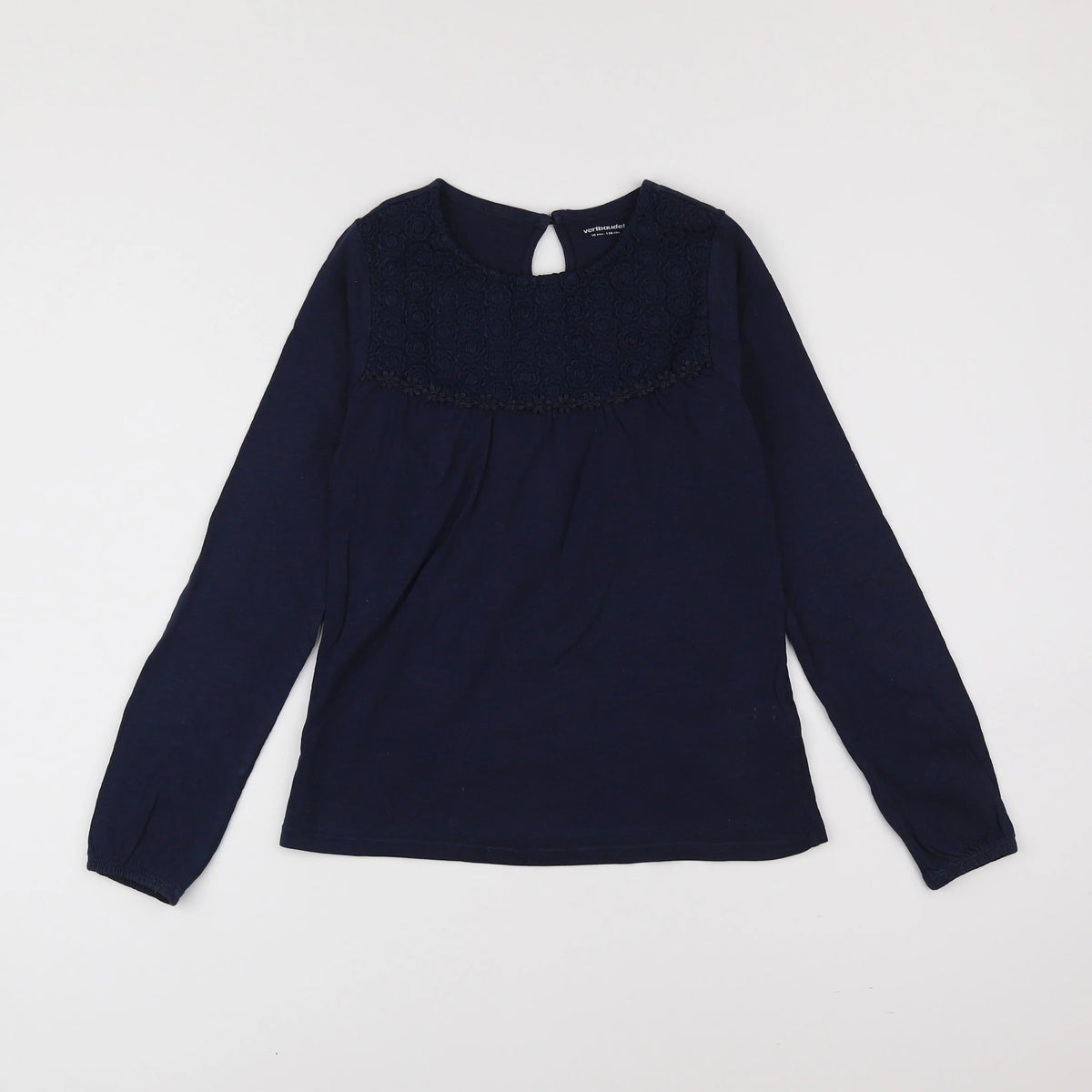 Vertbaudet - tee-shirt bleu - 10 ans