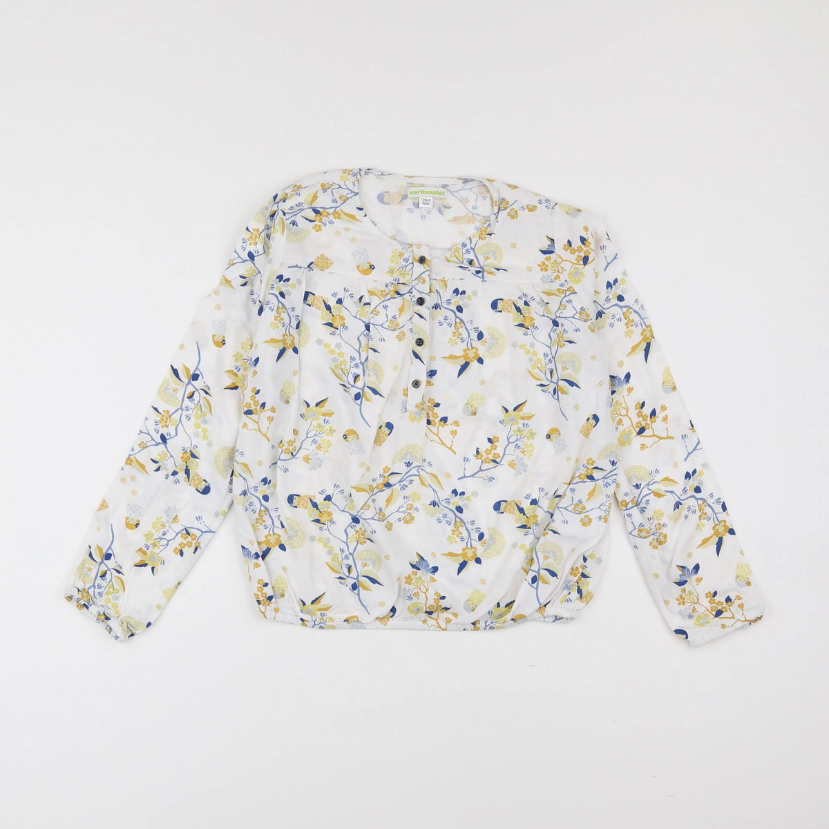 Vertbaudet - blouse jaune - 8 ans