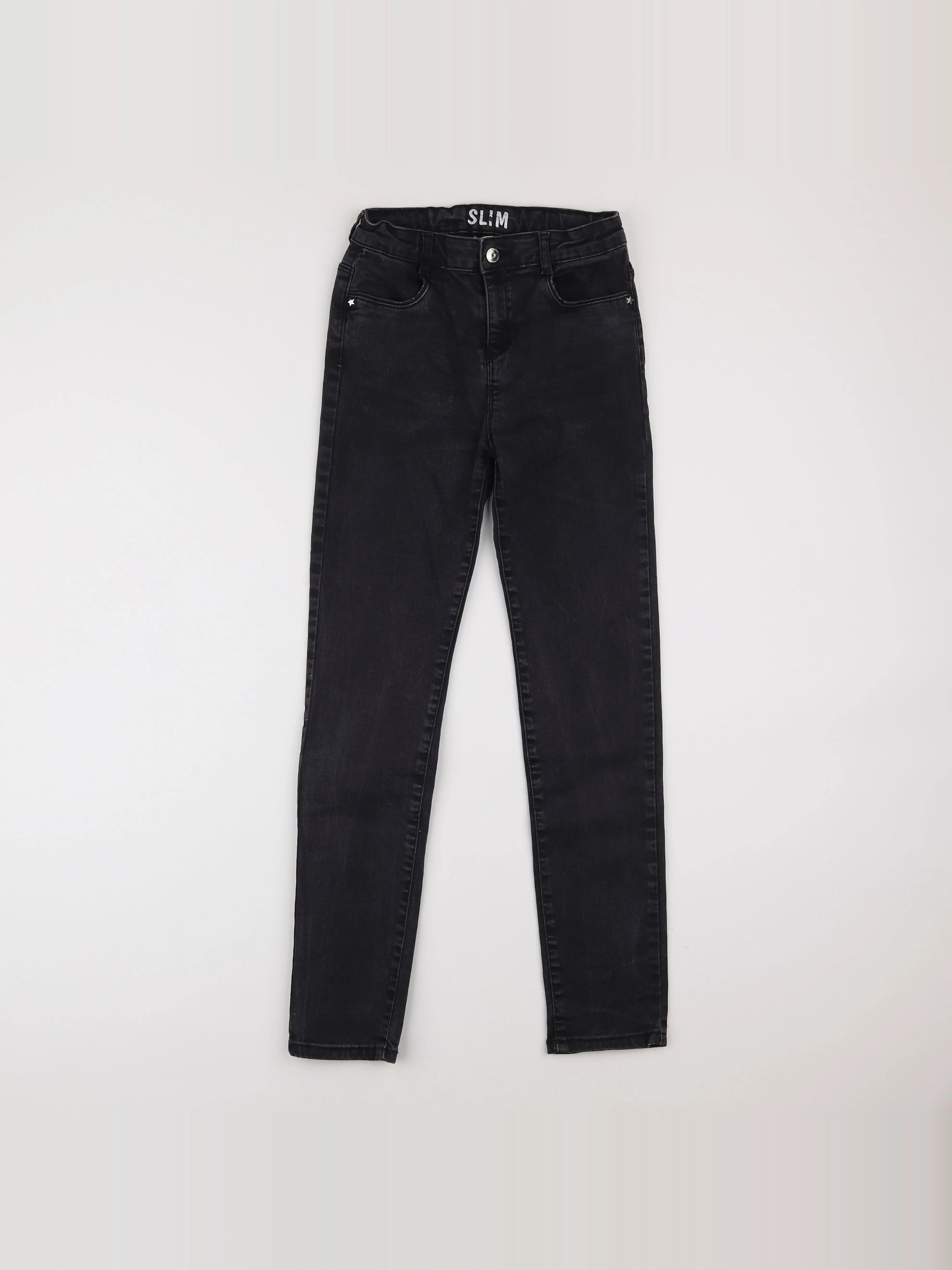 Vertbaudet - jean gris - 12 ans