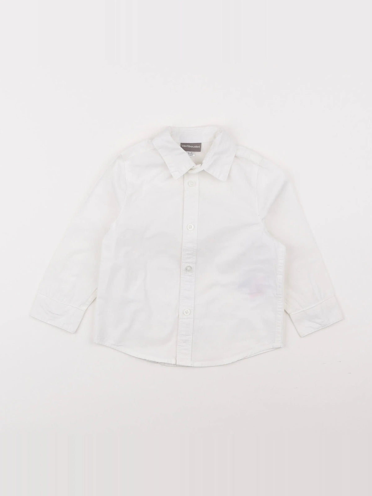 Vertbaudet - chemise blanc - 2 ans