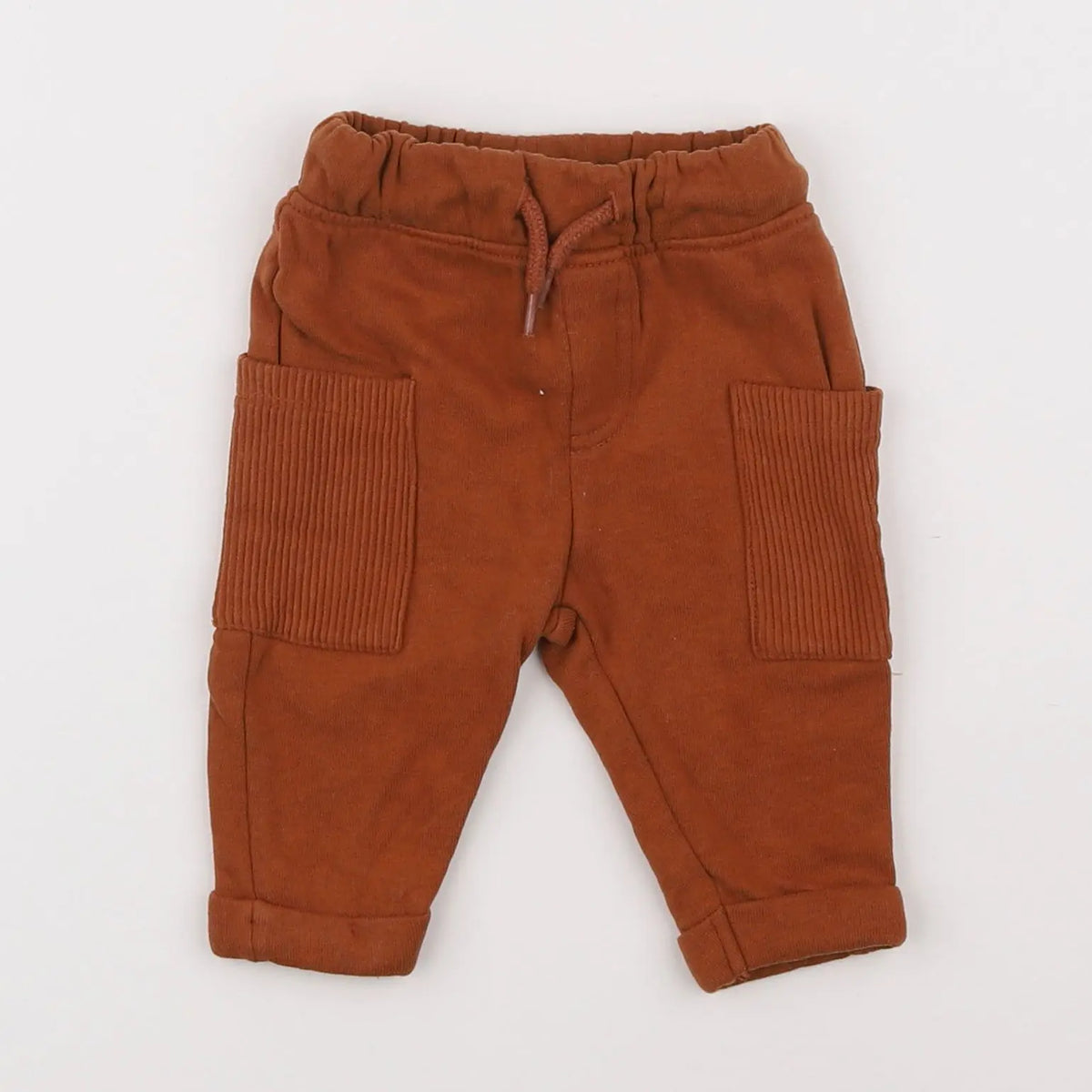 Vertbaudet - pantalon doublé marron - 3 mois