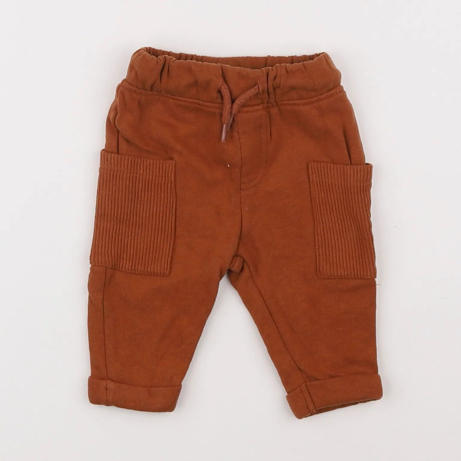 Vertbaudet - pantalon doublé marron - 3 mois