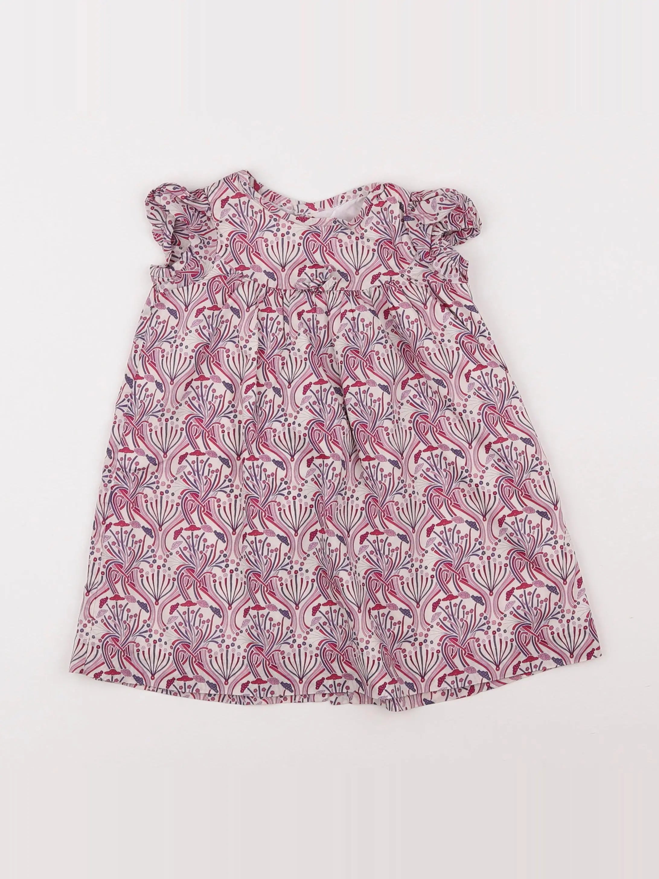 Jacadi - robe violet - 12 mois