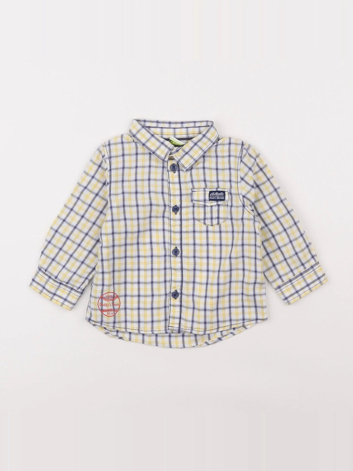 Tape à l'oeil - chemise blanc - 12 mois