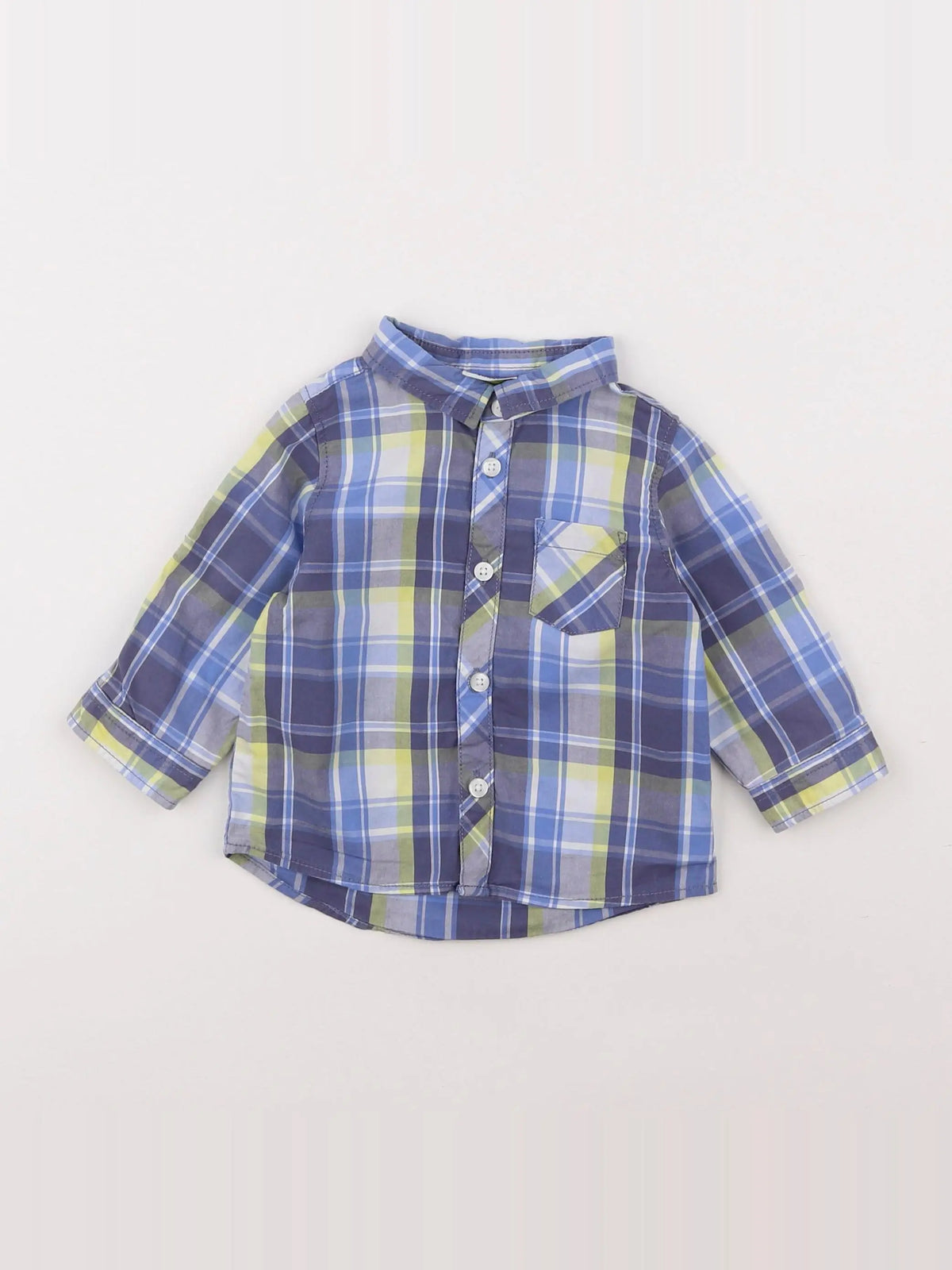 Tape à l'oeil - chemise bleu - 6 mois