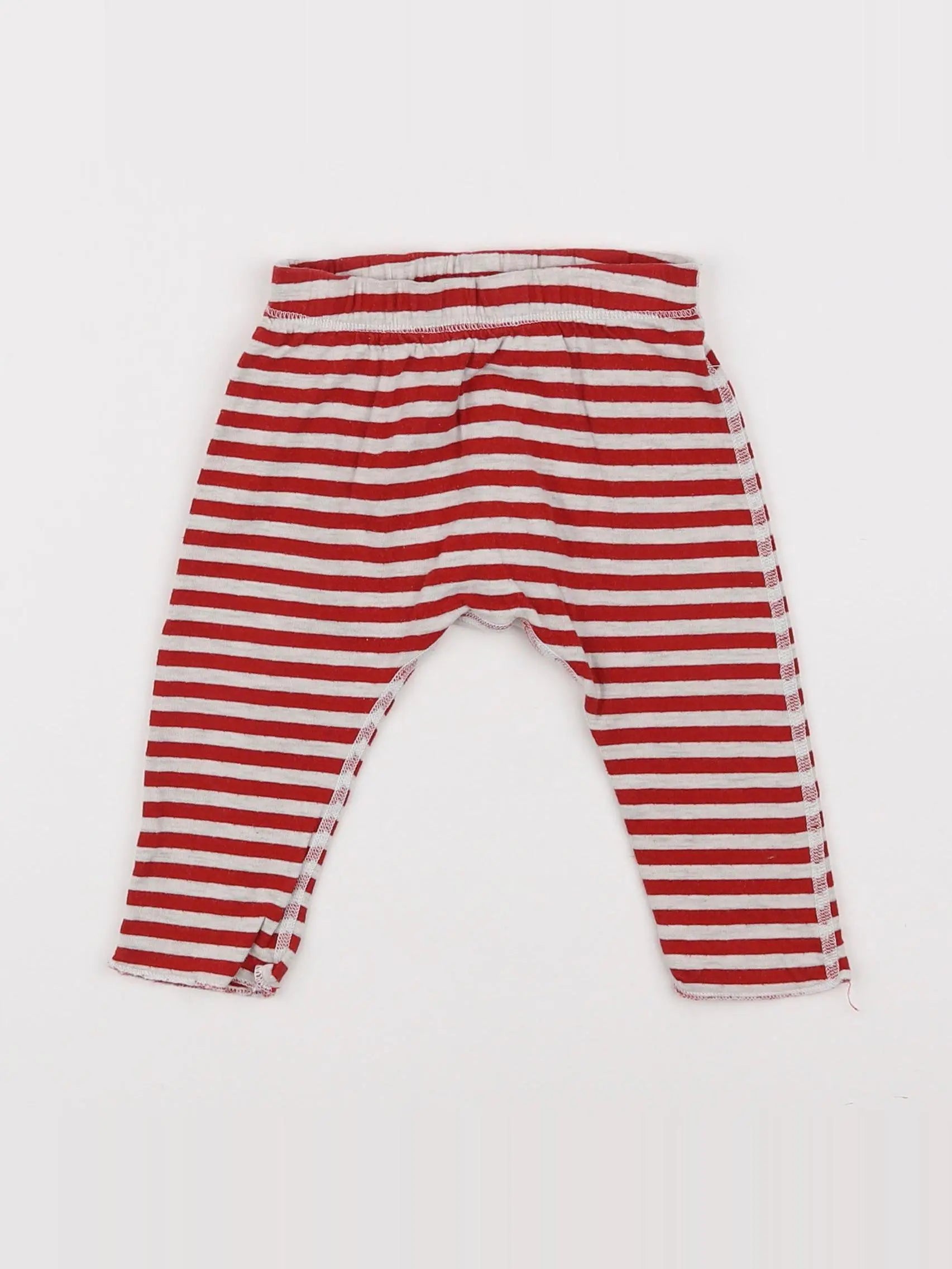 Petit Bateau - legging rouge - 6 mois
