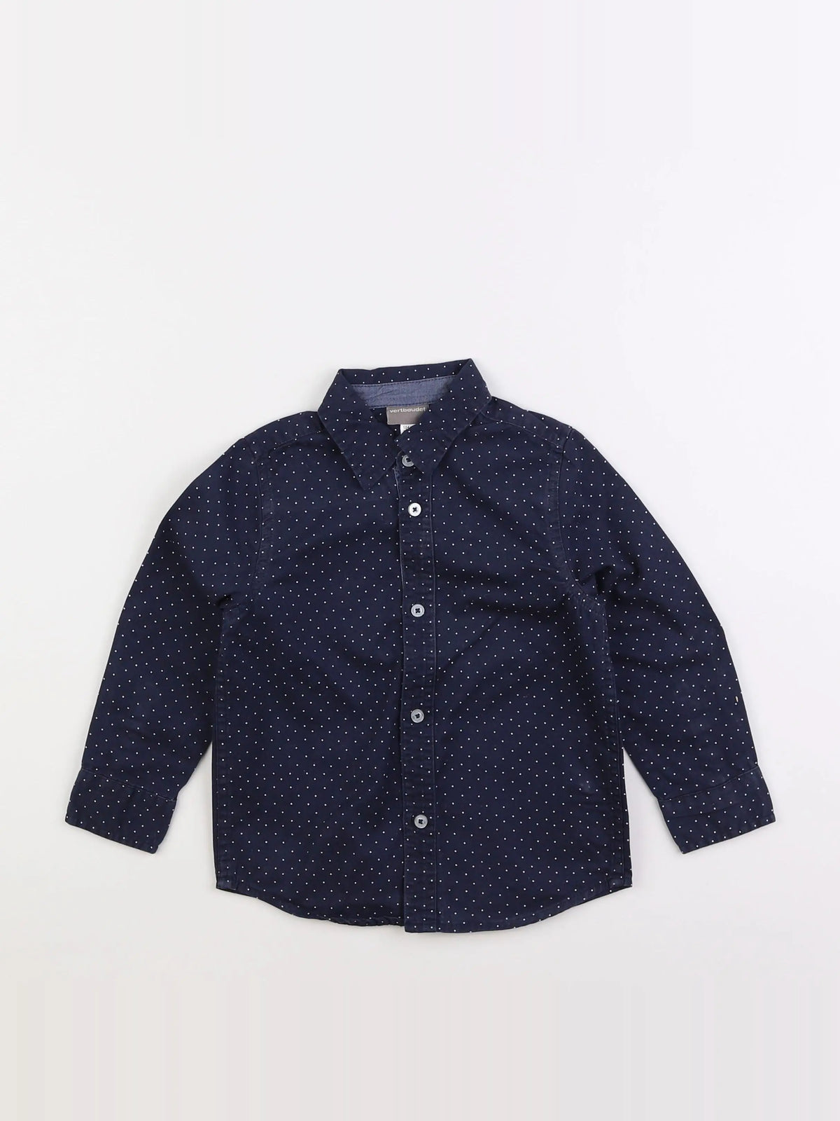 Vertbaudet - chemise bleu - 4 ans