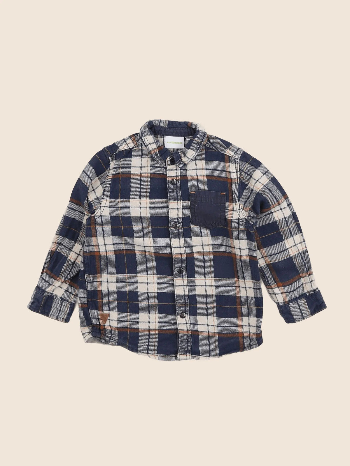Vertbaudet - chemise multicolore - 3 ans