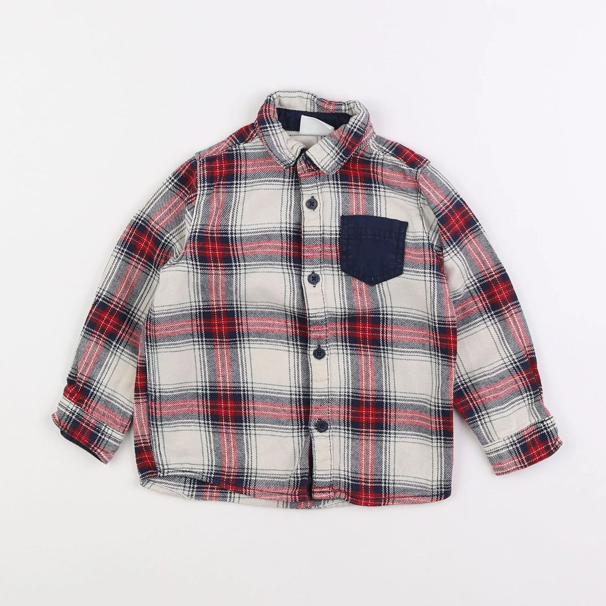 Vertbaudet - chemise multicolore - 3 ans