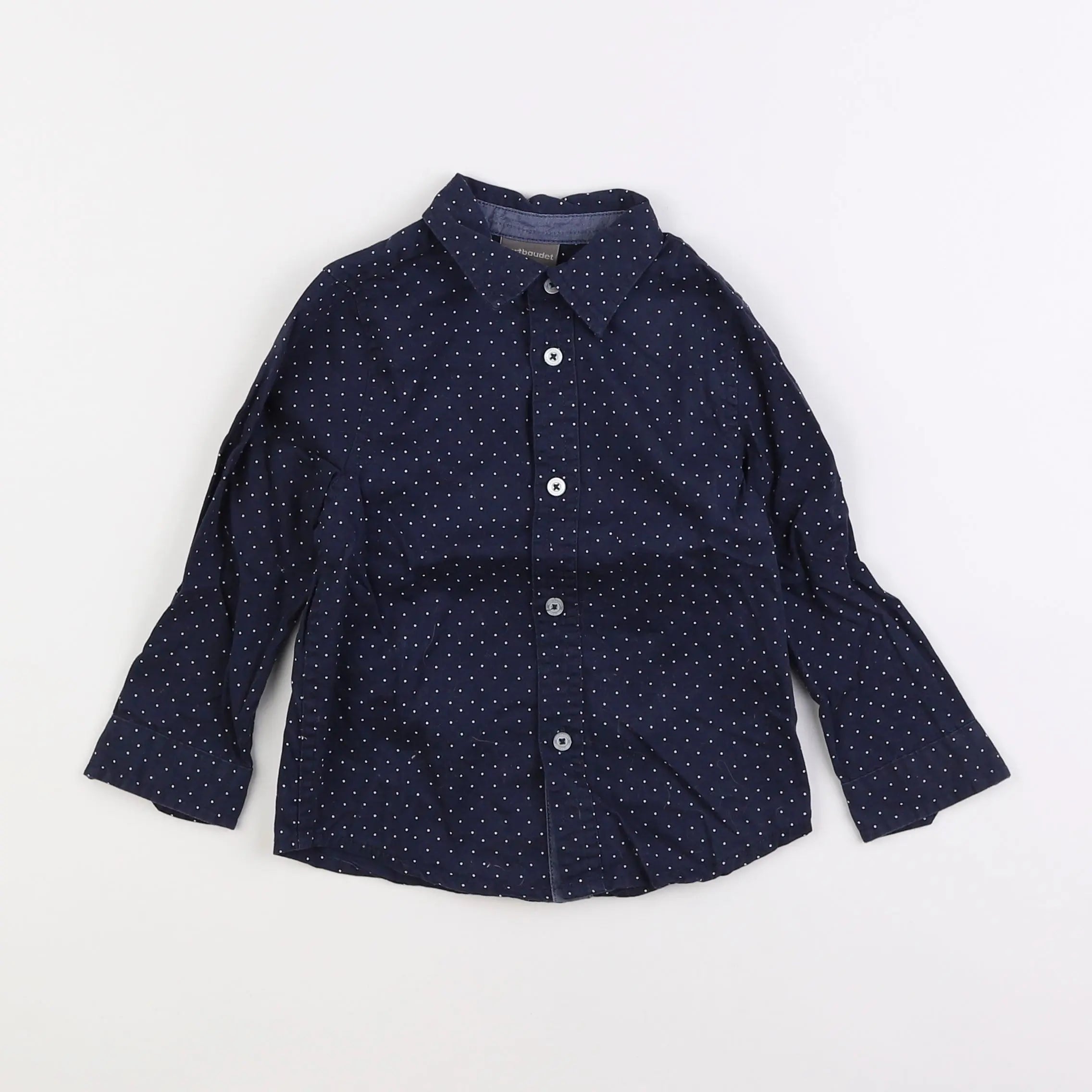 Vertbaudet - chemise bleu - 3 ans