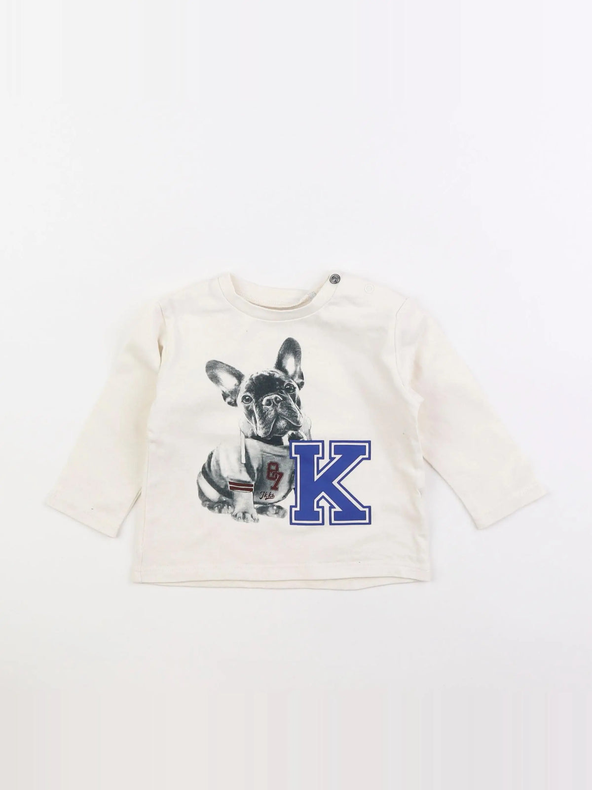 IKKS - tee-shirt blanc - 6 mois