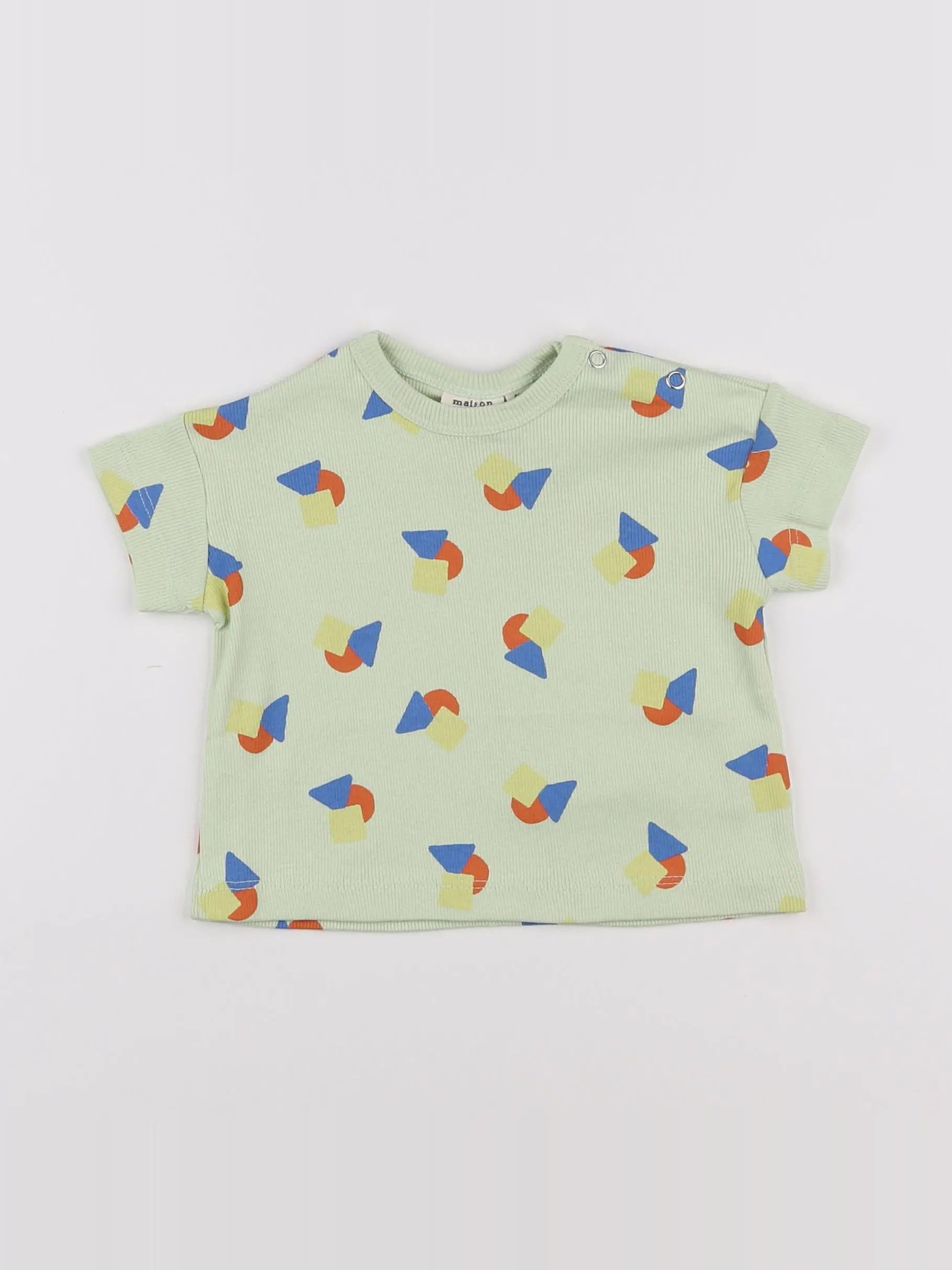 Tee-shirt Puzzle vert