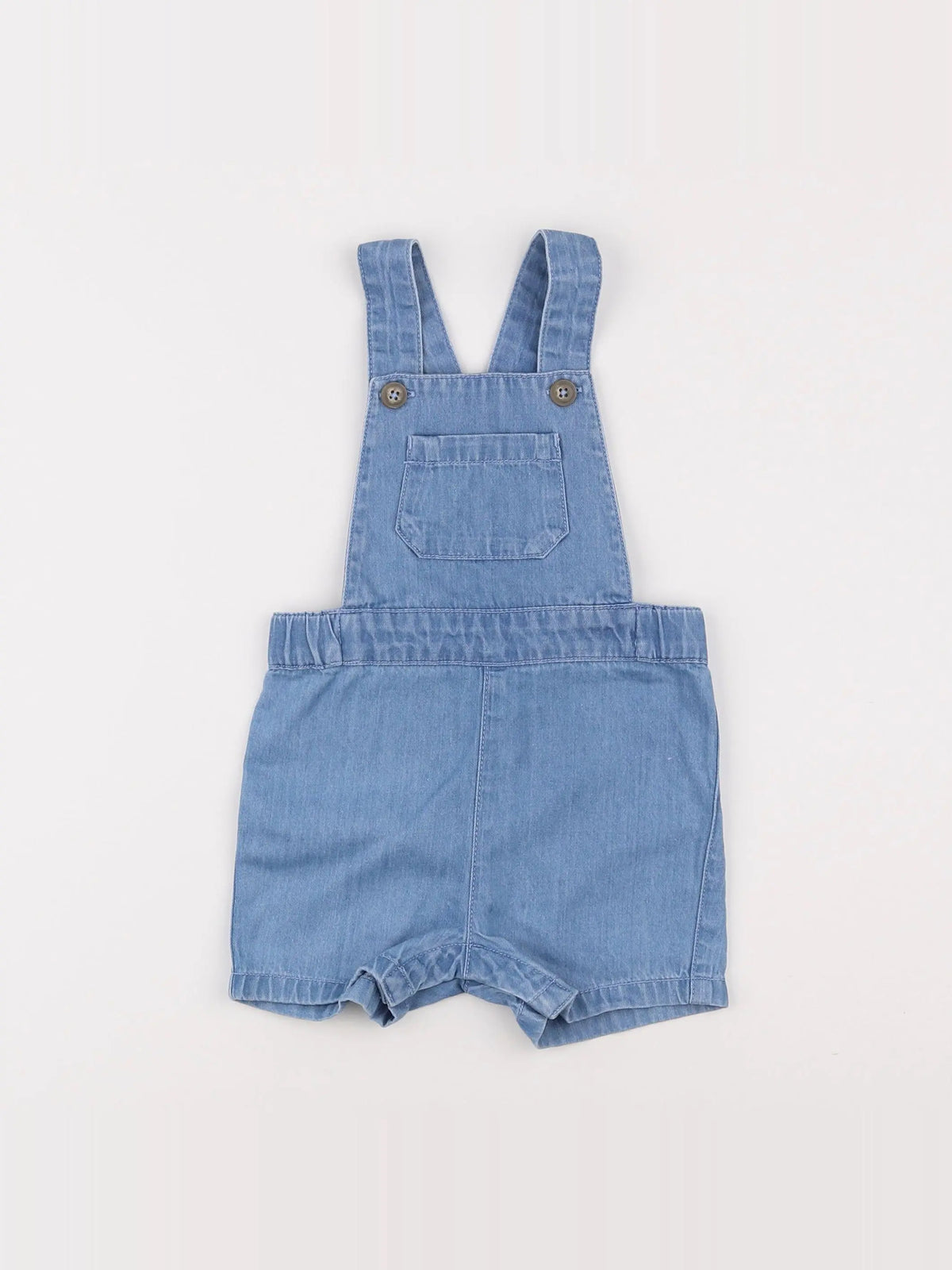 Petit Bateau - salopette bleu - 6 mois