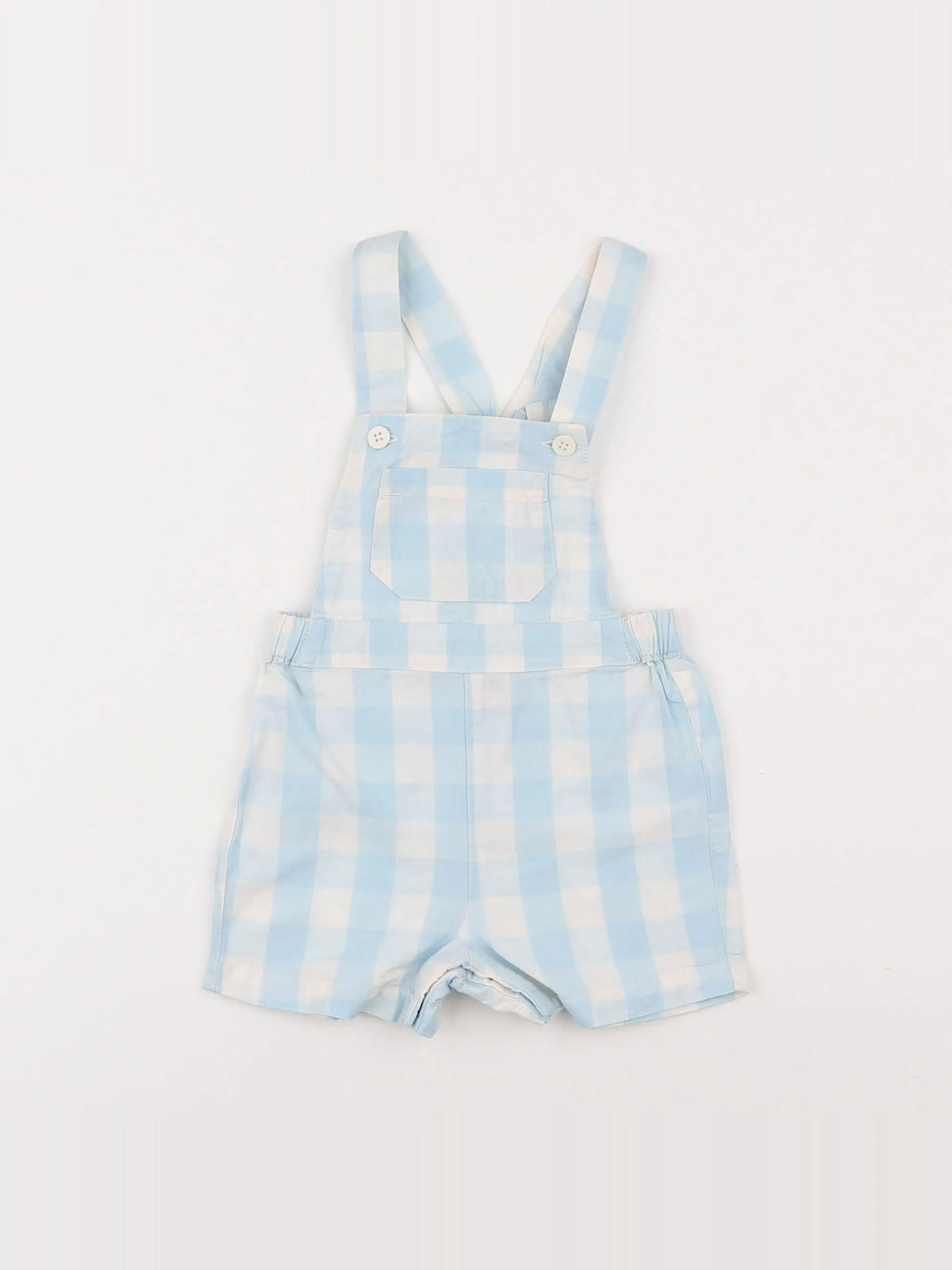 Petit Bateau - salopette bleu - 6 mois