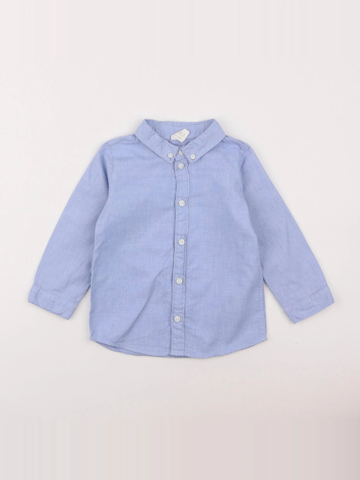 H&M - chemise bleu - 18 mois à 2 ans
